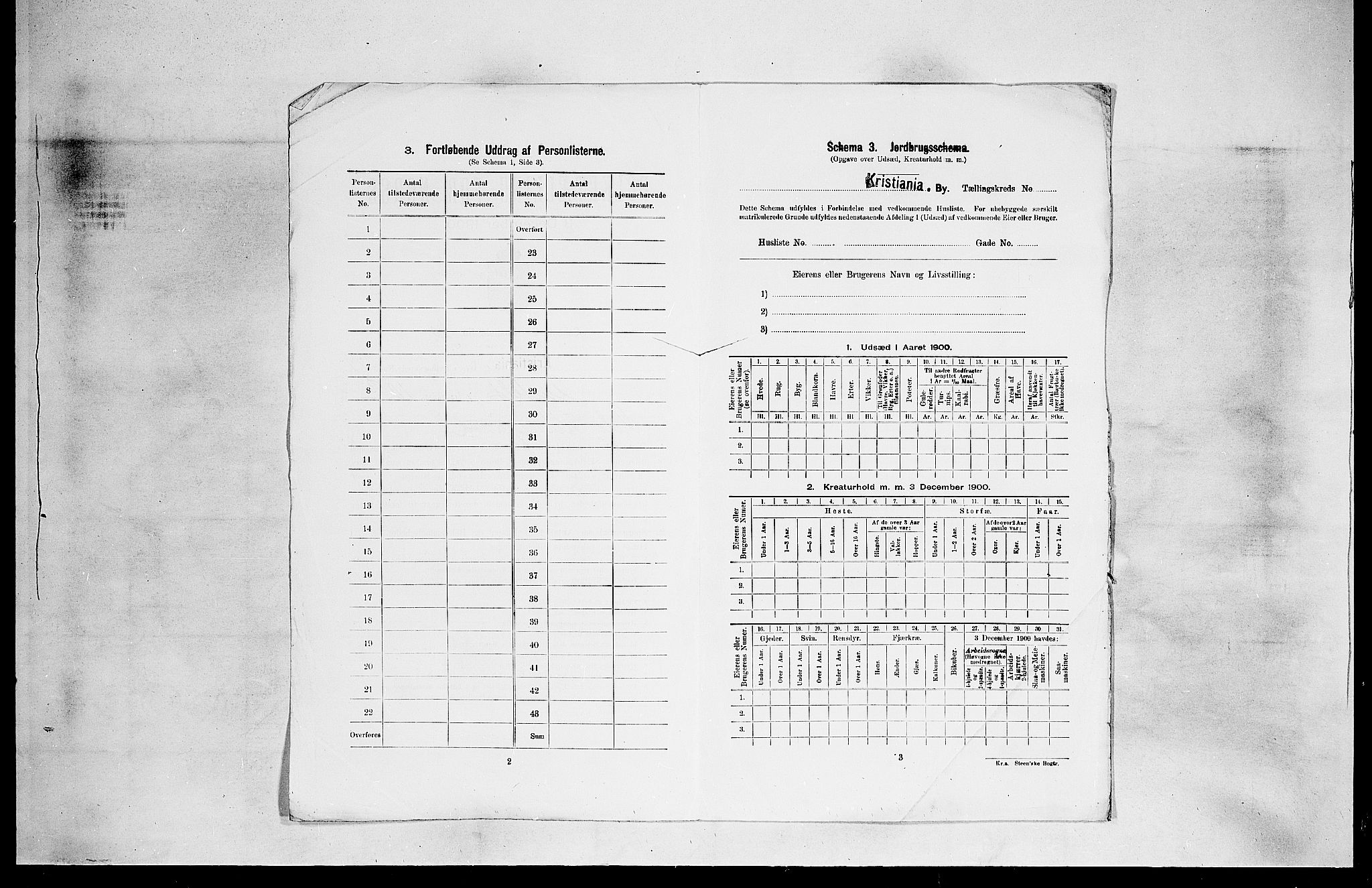 SAO, 1900 census for Kristiania, 1900, p. 2059