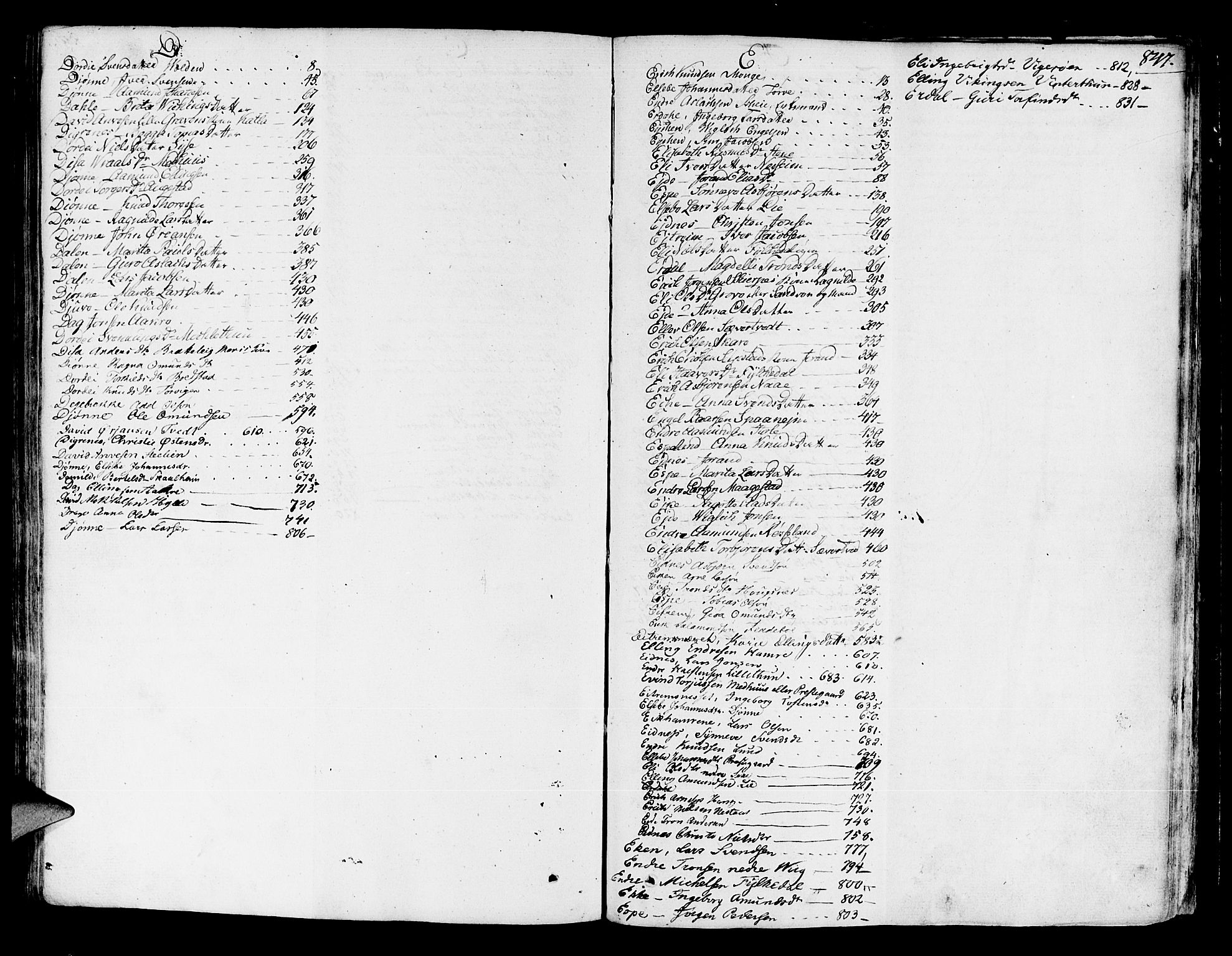 Hardanger og Voss sorenskriveri, SAB/A-2501/4/4A/4Ad/L0001: Skifterettsprotokoll for Hardanger, 1800-1822, p. 846b-847a