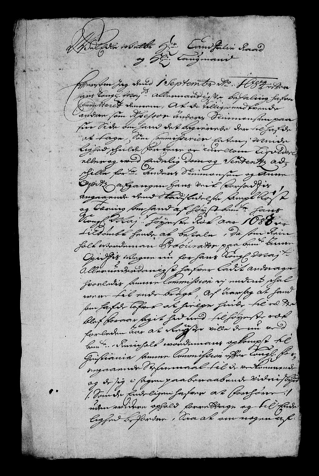 Stattholderembetet 1572-1771, AV/RA-EA-2870/Af/L0002: Avskrifter av vedlegg til originale supplikker, nummerert i samsvar med supplikkbøkene, 1687-1689, p. 117