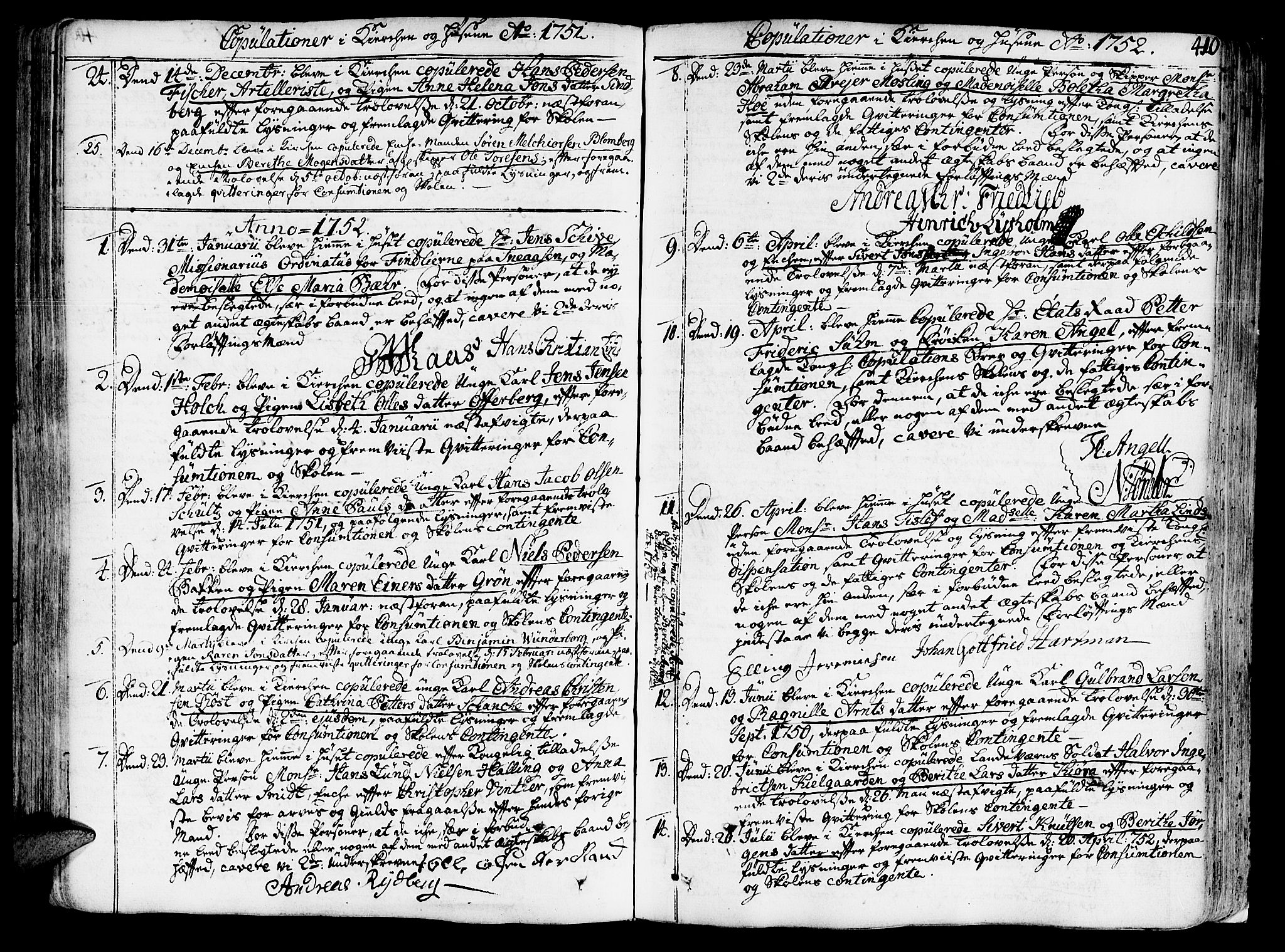 Ministerialprotokoller, klokkerbøker og fødselsregistre - Sør-Trøndelag, SAT/A-1456/602/L0103: Parish register (official) no. 602A01, 1732-1774, p. 410
