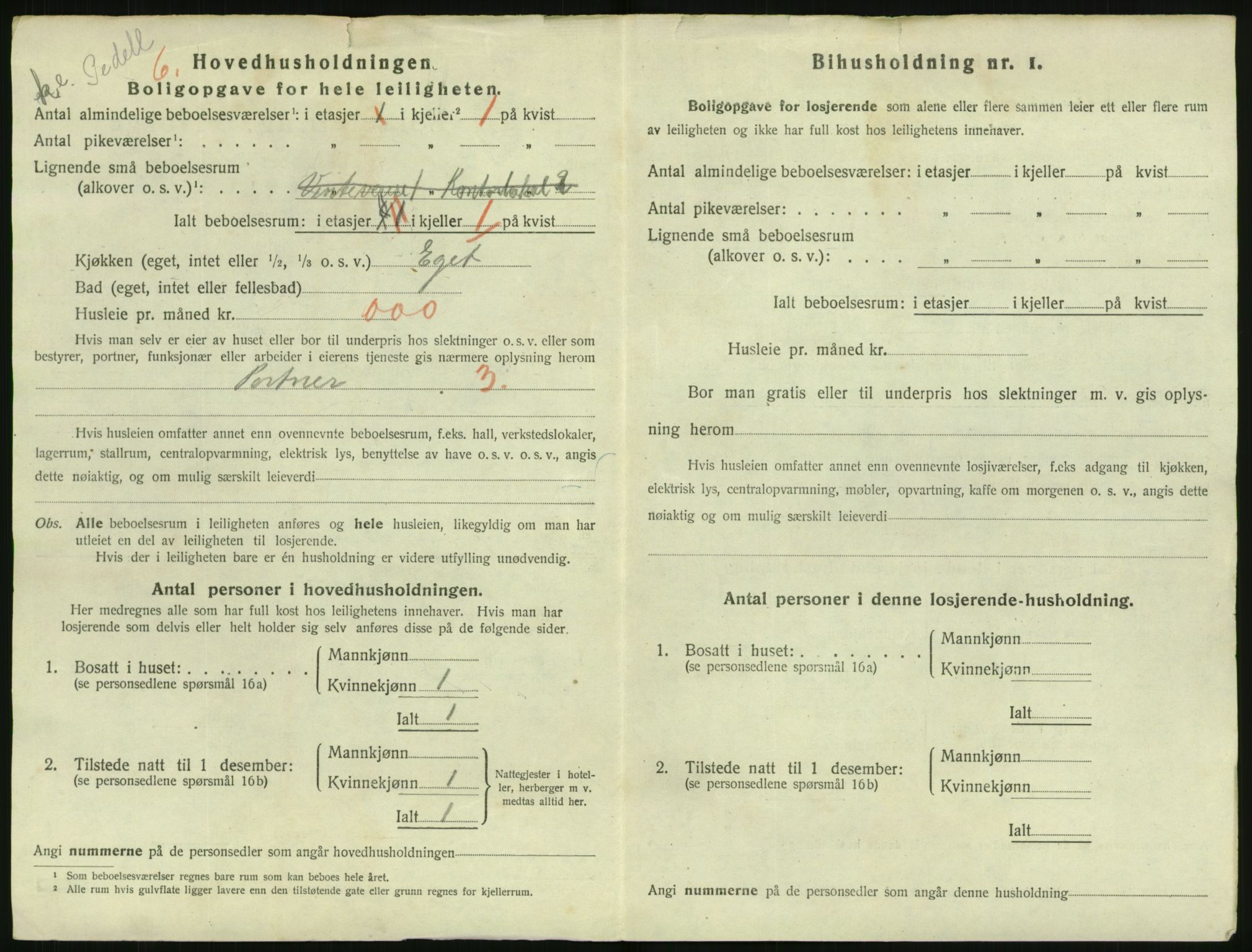 SAST, 1920 census for Egersund town, 1920, p. 1049