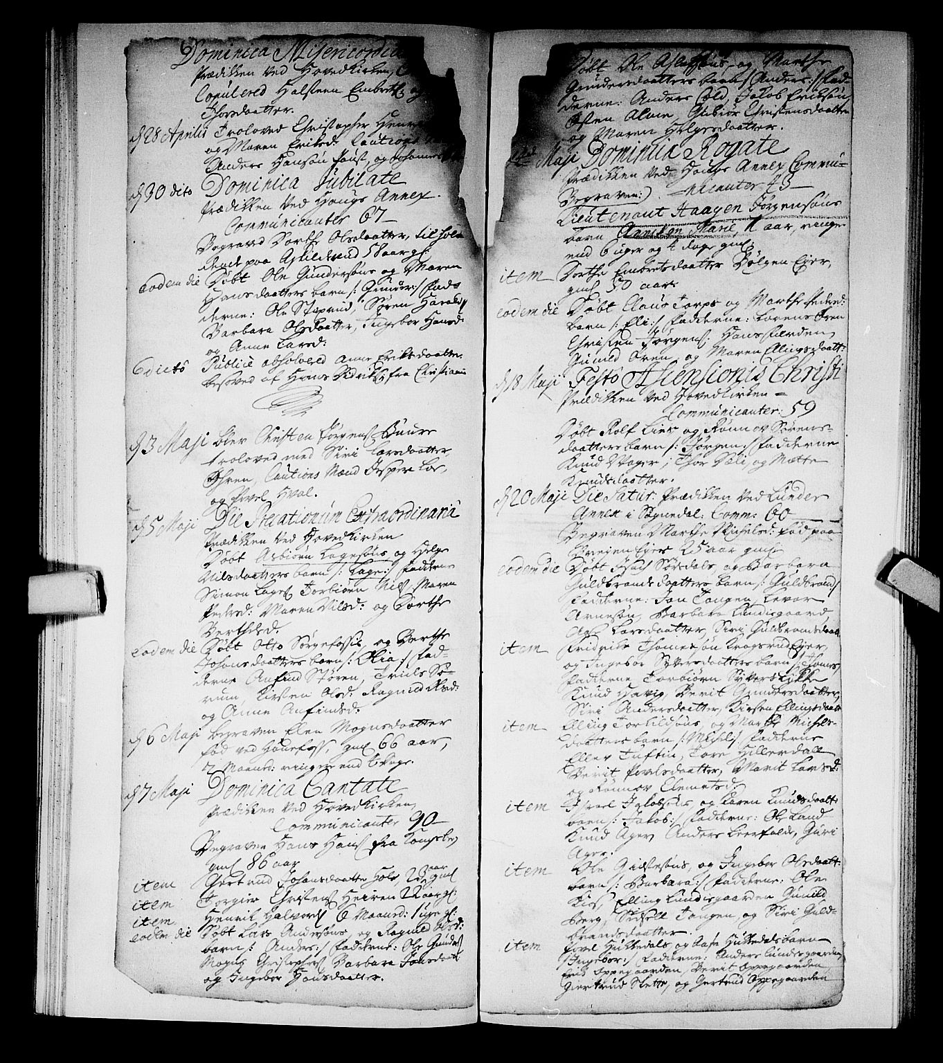 Norderhov kirkebøker, AV/SAKO-A-237/F/Fa/L0002a: Parish register (official) no. 2A, 1716-1725, p. 68-69