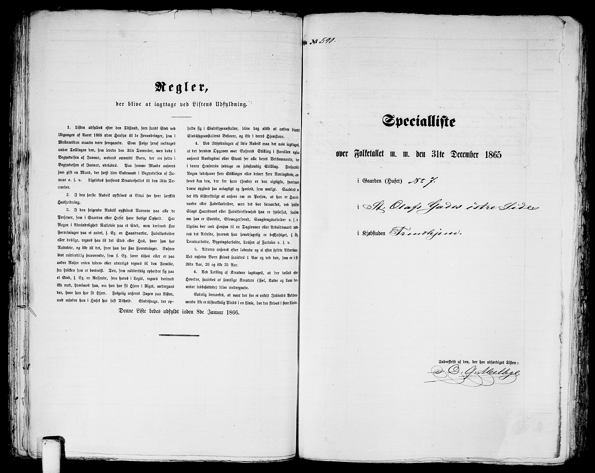 RA, 1865 census for Trondheim, 1865, p. 1228