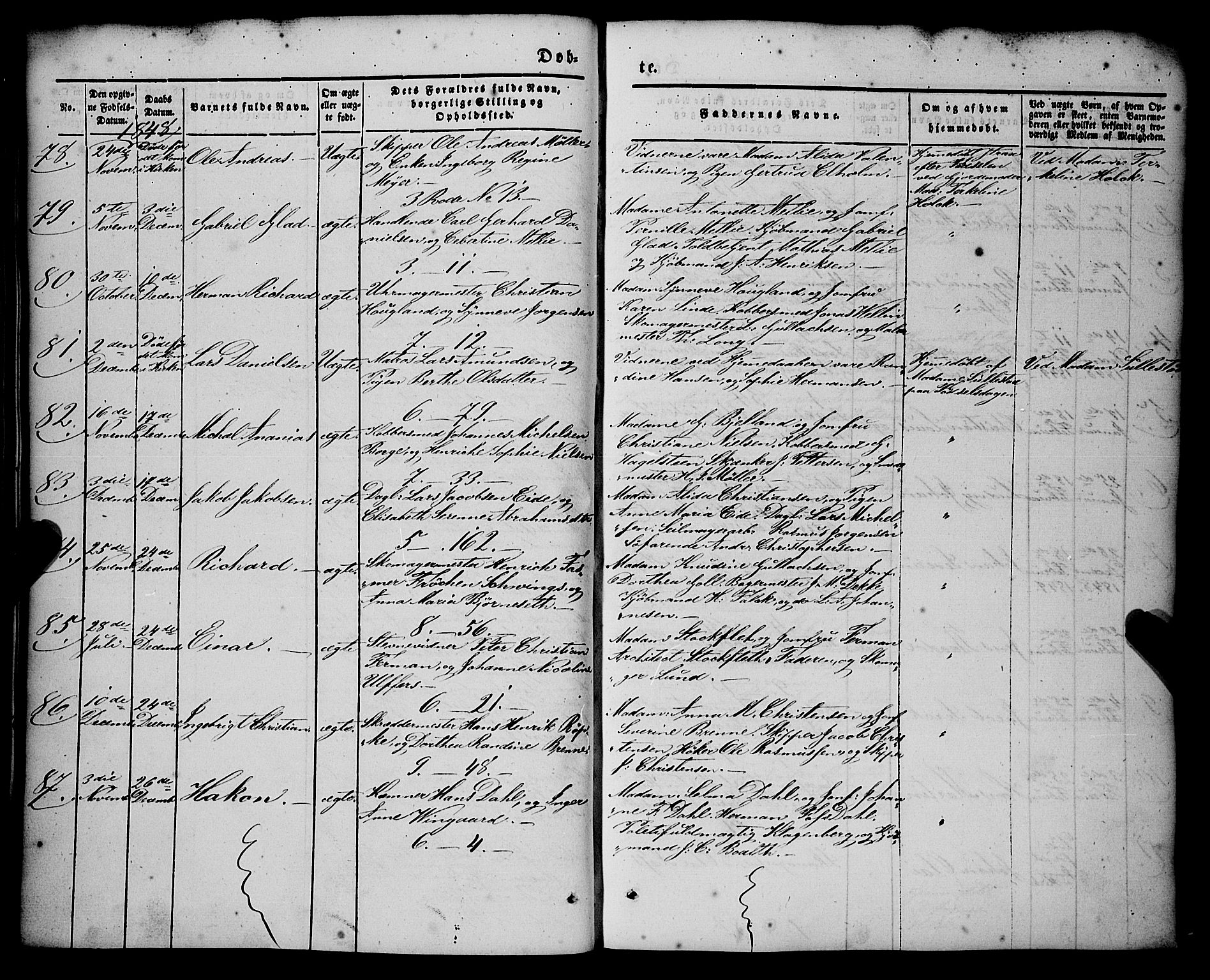 Nykirken Sokneprestembete, AV/SAB-A-77101/H/Haa/L0014: Parish register (official) no. B 1, 1844-1858, p. 40