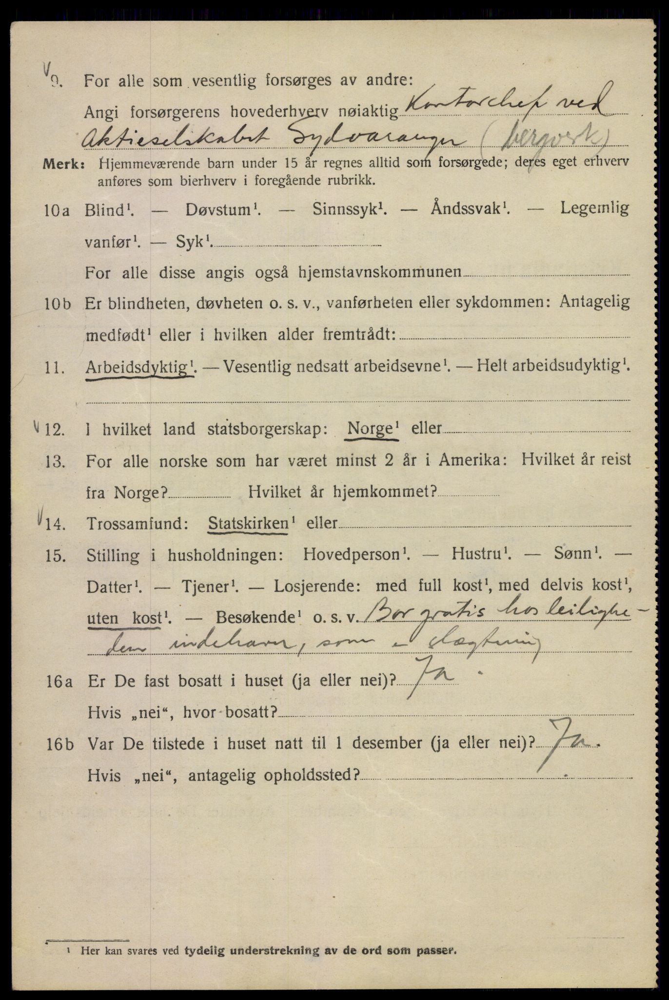 SAO, 1920 census for Kristiania, 1920, p. 325334