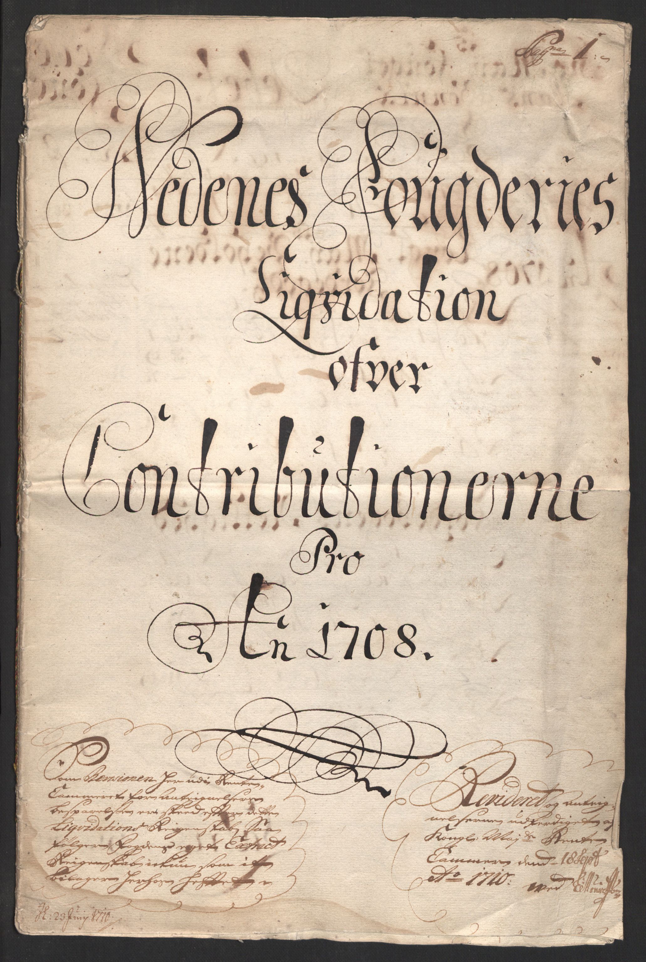 Rentekammeret inntil 1814, Reviderte regnskaper, Fogderegnskap, AV/RA-EA-4092/R39/L2318: Fogderegnskap Nedenes, 1706-1709, p. 240