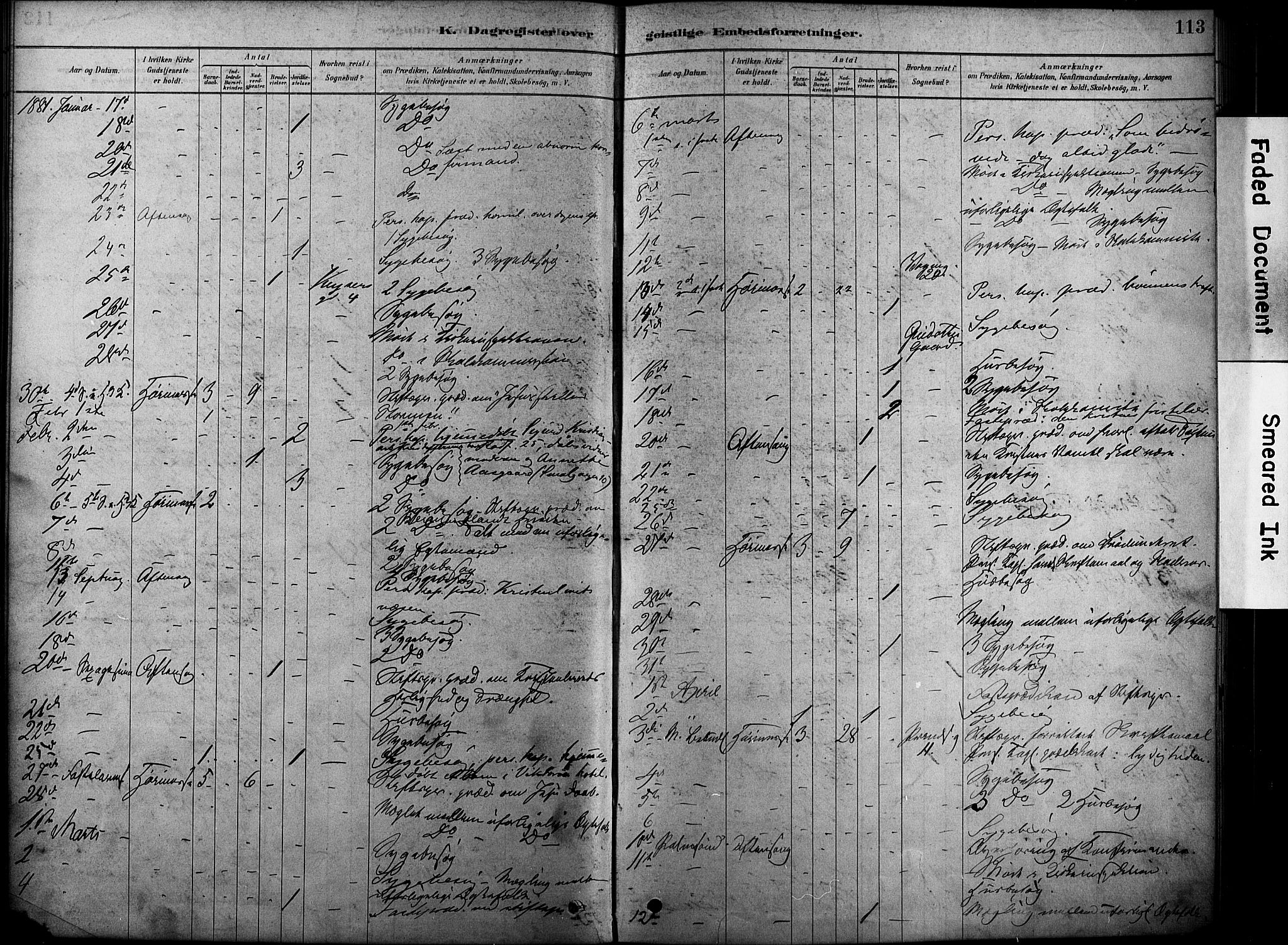 Oslo domkirke Kirkebøker, AV/SAO-A-10752/F/Fa/L0038: Parish register (official) no. 38, 1878-1921, p. 113