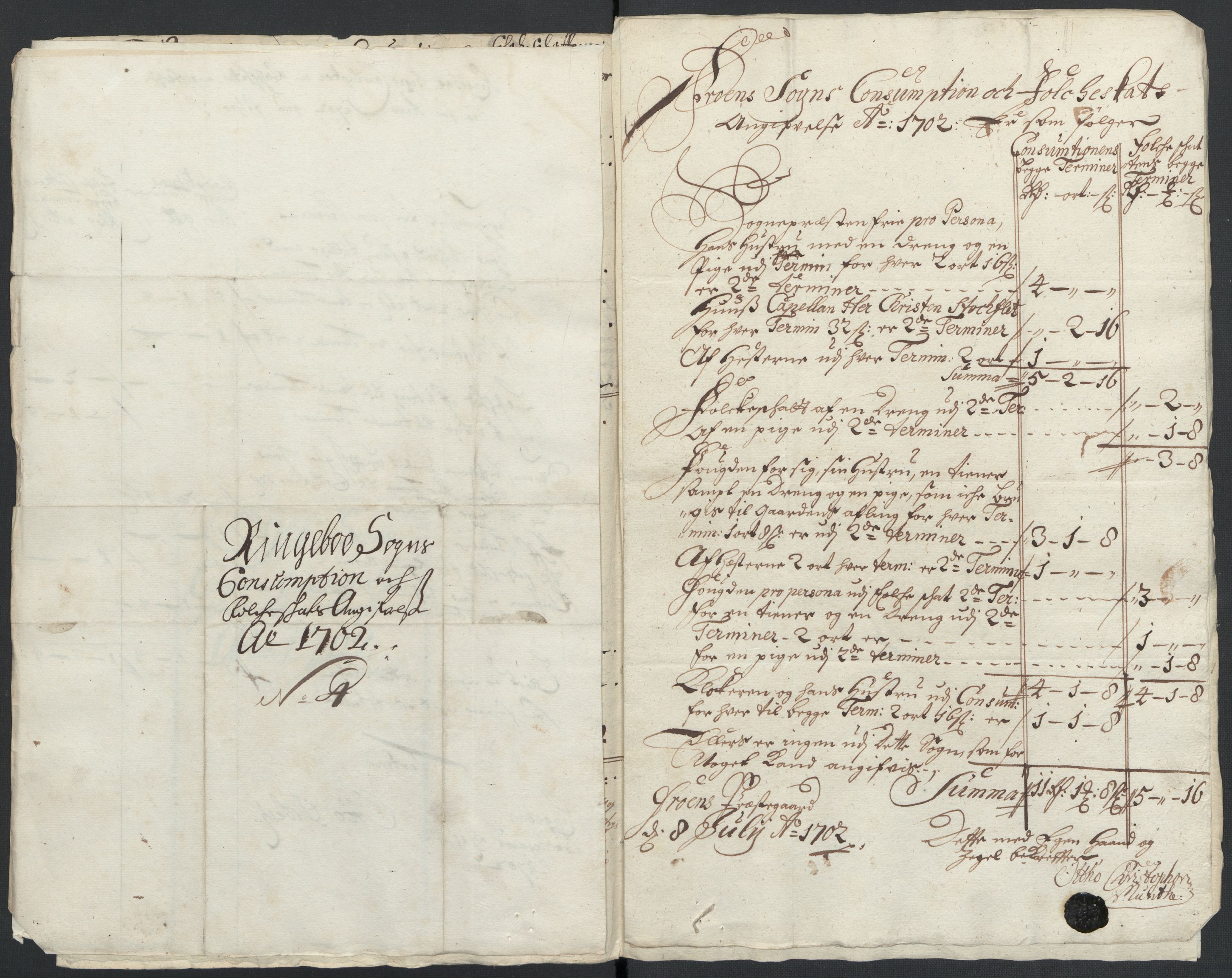 Rentekammeret inntil 1814, Reviderte regnskaper, Fogderegnskap, AV/RA-EA-4092/R17/L1175: Fogderegnskap Gudbrandsdal, 1702, p. 129