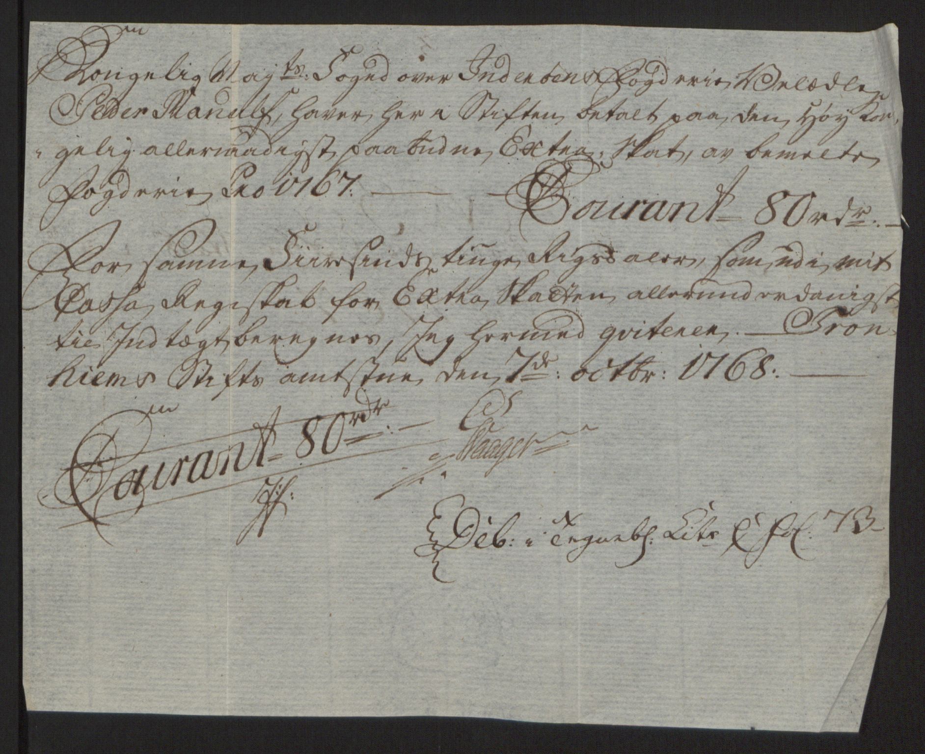 Rentekammeret inntil 1814, Reviderte regnskaper, Fogderegnskap, RA/EA-4092/R63/L4420: Ekstraskatten Inderøy, 1762-1772, p. 230