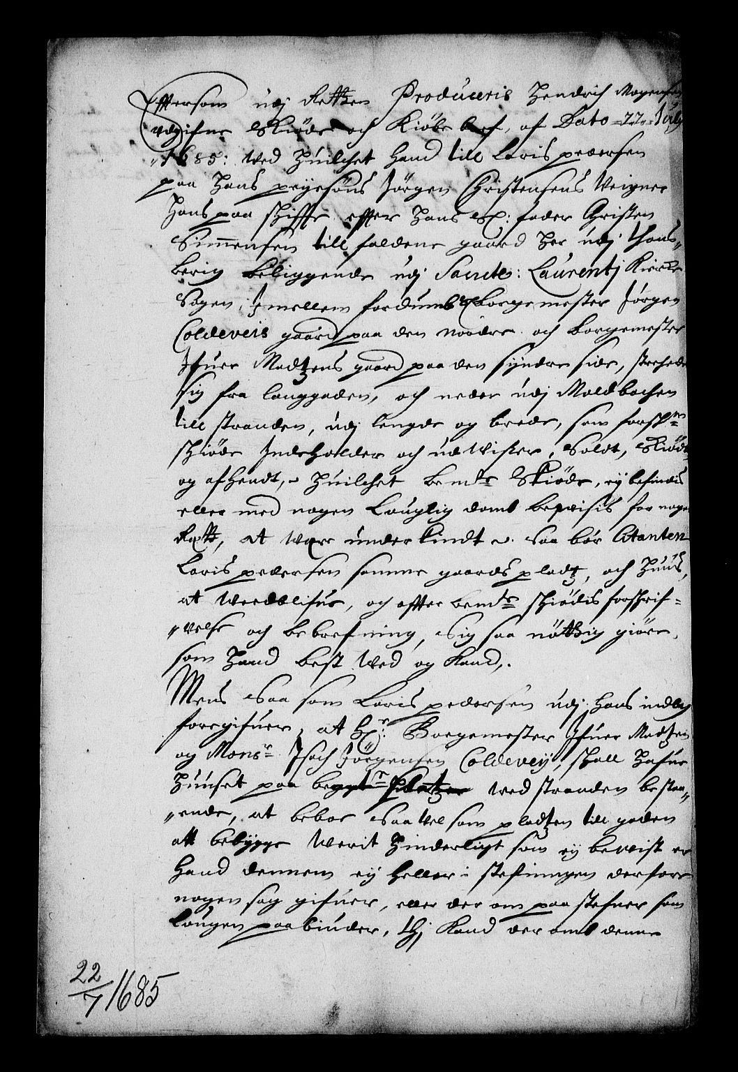 Stattholderembetet 1572-1771, RA/EA-2870/Af/L0002: Avskrifter av vedlegg til originale supplikker, nummerert i samsvar med supplikkbøkene, 1687-1689, p. 379