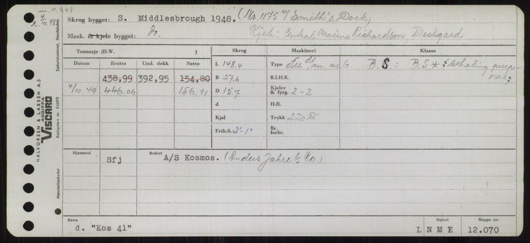 Sjøfartsdirektoratet med forløpere, Skipsmålingen, RA/S-1627/H/Hb/L0003: Fartøy, I-N, p. 177