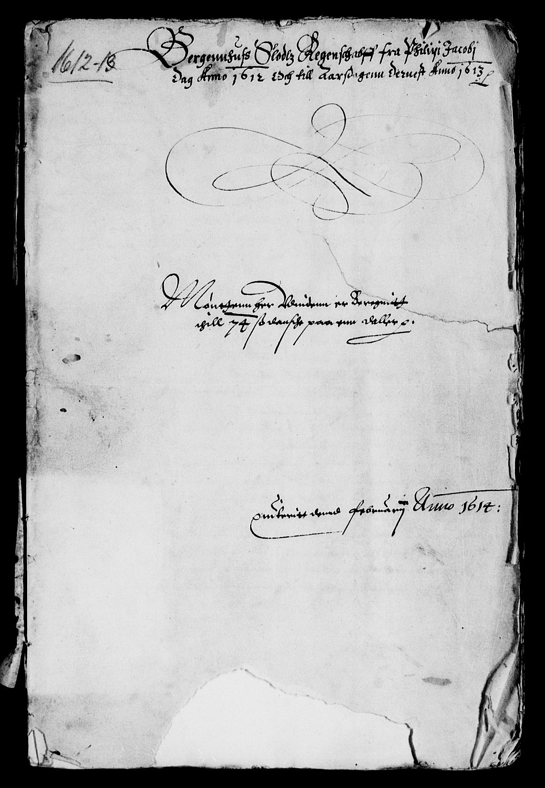 Rentekammeret inntil 1814, Reviderte regnskaper, Lensregnskaper, AV/RA-EA-5023/R/Rb/Rbt/L0010: Bergenhus len, 1611-1613