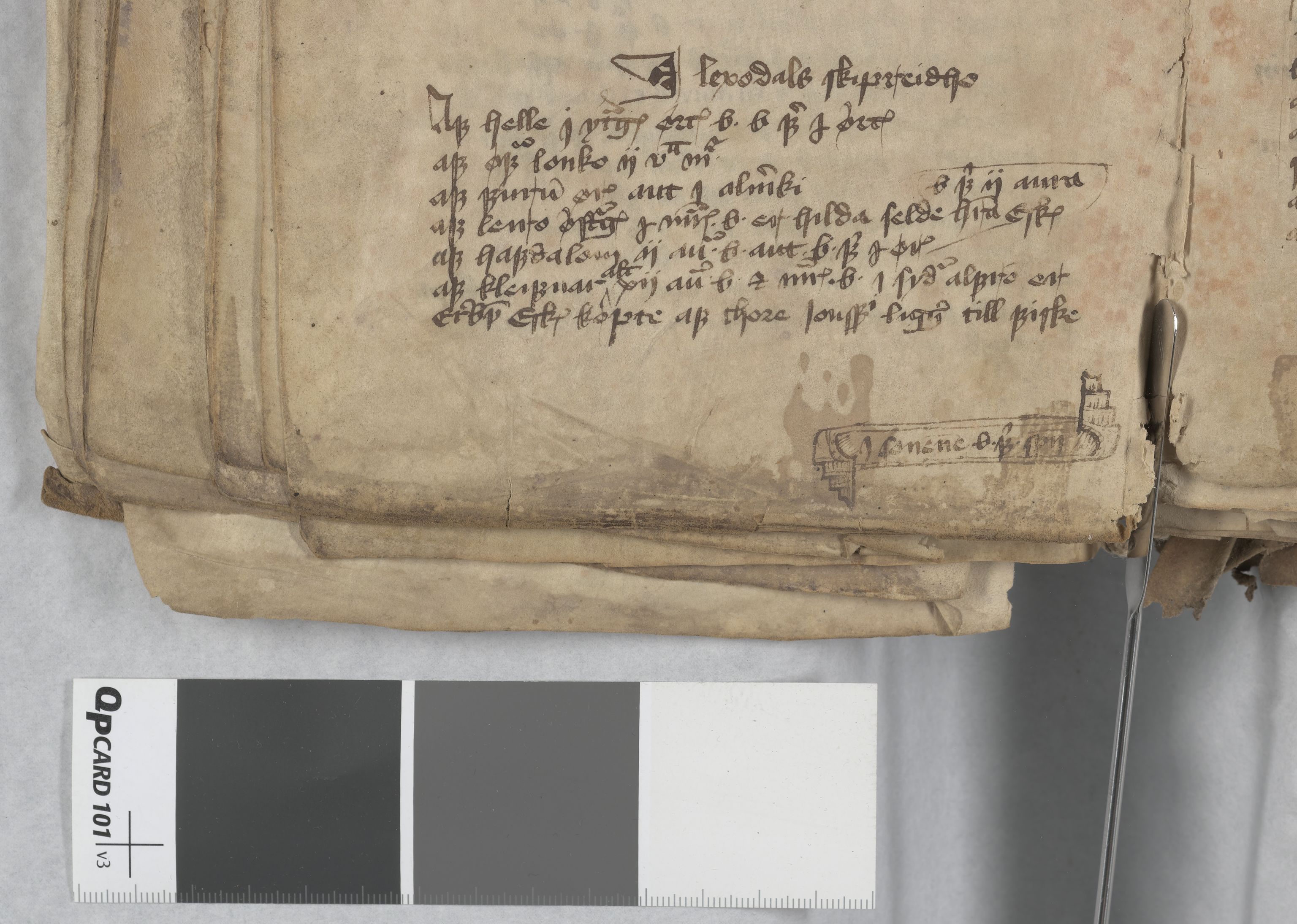 Riksarkivets diplomsamling, AV/RA-EA-5965/F13/F13c/L0001a/0001: NRA dipl. München papir, nr. 4292 Aslak Bolts jordebok. / 4292: Aslak Bolts jordebok, 1430-1439, p. 54