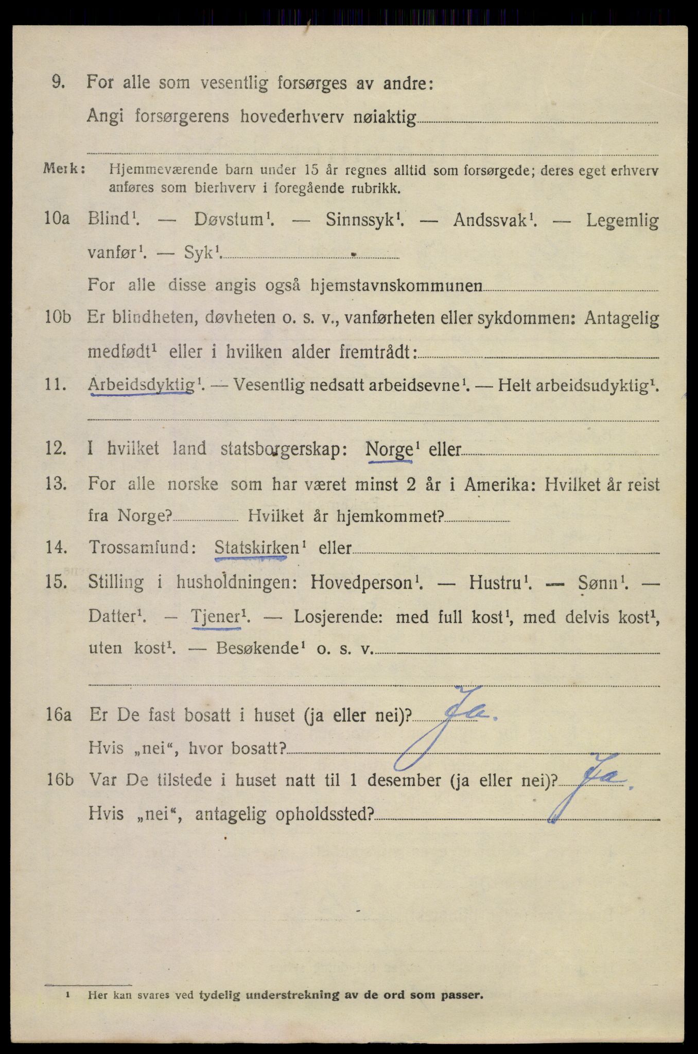 SAKO, 1920 census for Skoger, 1920, p. 14590