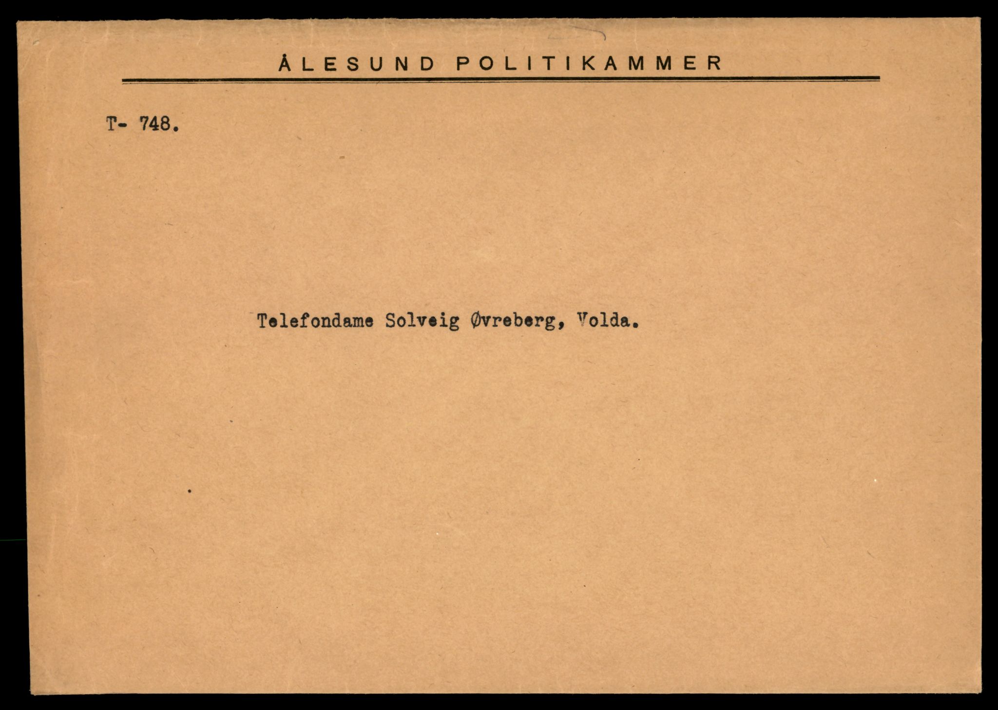 Møre og Romsdal vegkontor - Ålesund trafikkstasjon, AV/SAT-A-4099/F/Fe/L0008: Registreringskort for kjøretøy T 747 - T 894, 1927-1998, p. 111