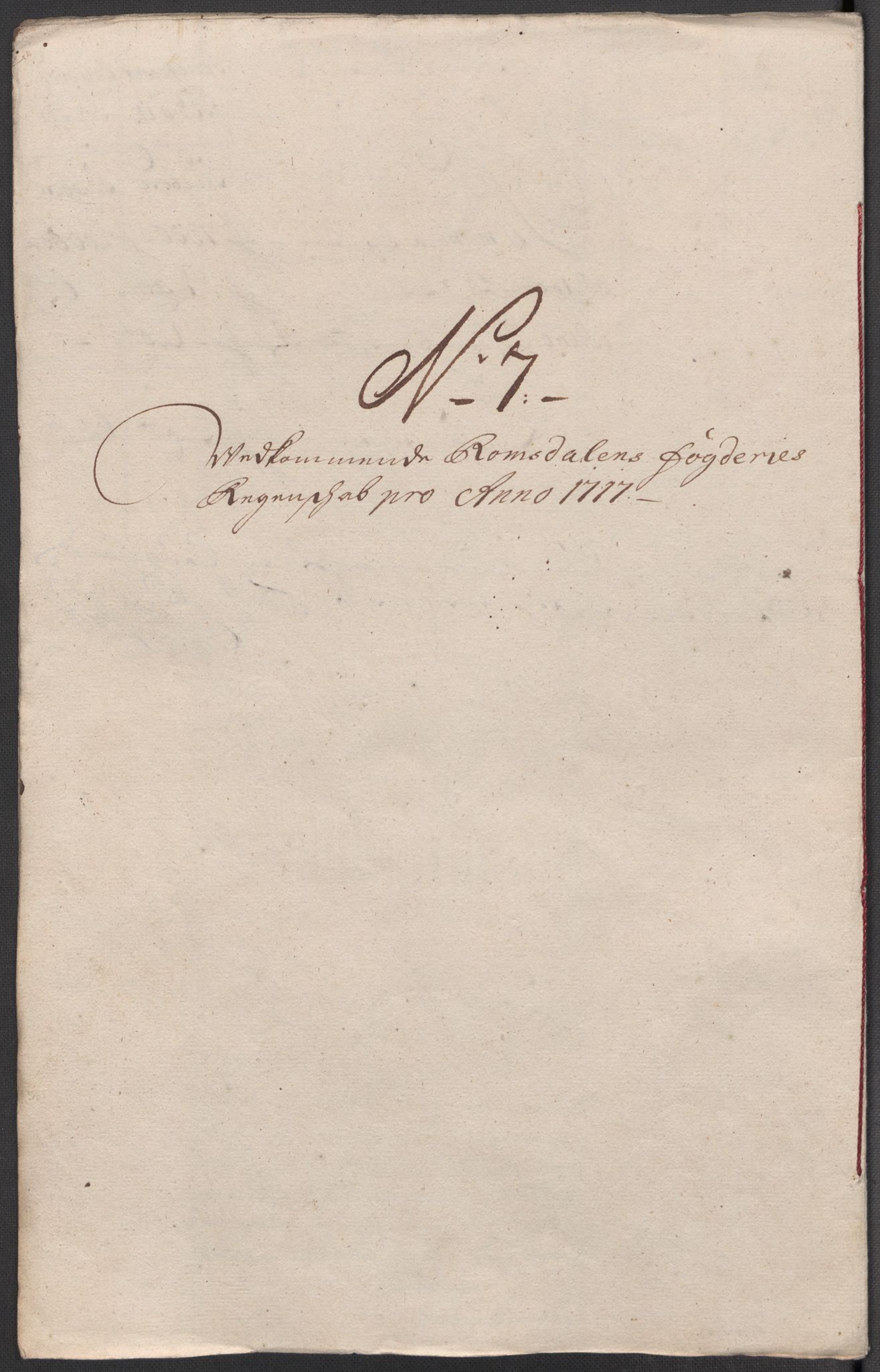 Rentekammeret inntil 1814, Reviderte regnskaper, Fogderegnskap, AV/RA-EA-4092/R55/L3664: Fogderegnskap Romsdal, 1717, p. 99