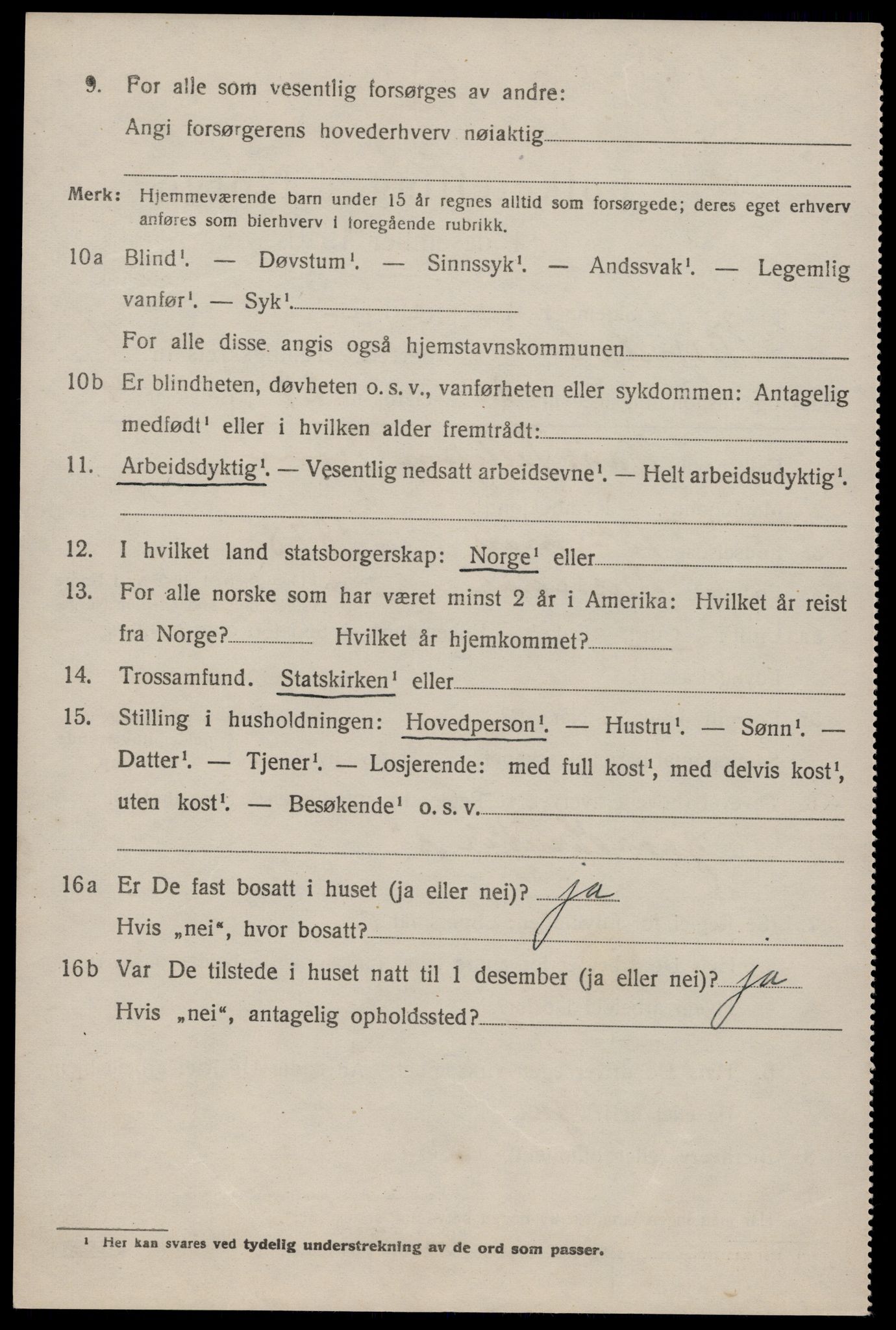 SAKO, 1920 census for Nissedal, 1920, p. 2012