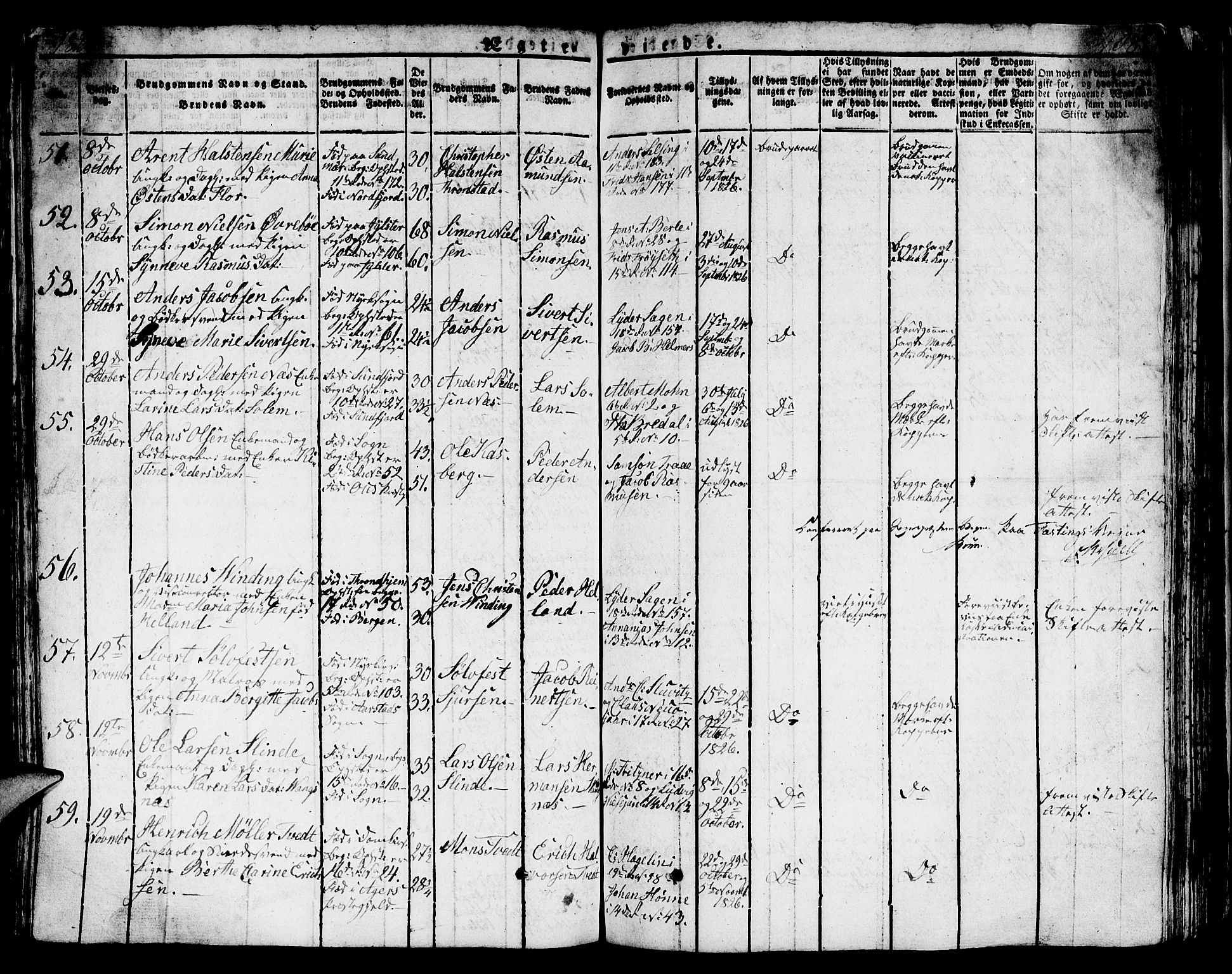 Domkirken sokneprestembete, SAB/A-74801/H/Hab/L0002: Parish register (copy) no. A 2, 1821-1839, p. 410