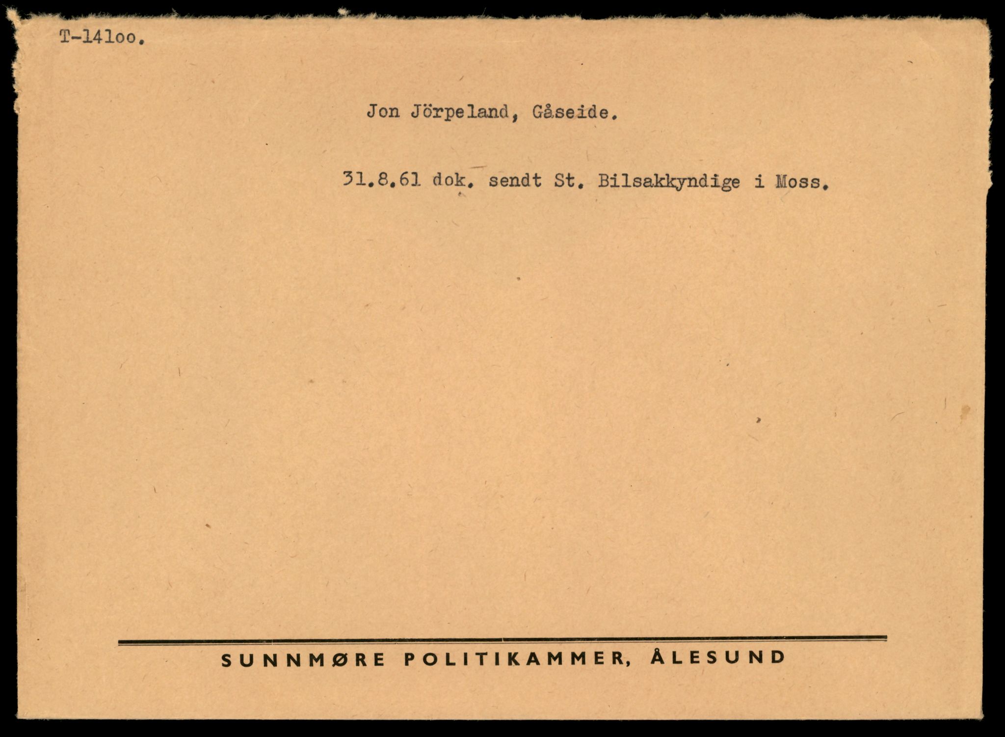 Møre og Romsdal vegkontor - Ålesund trafikkstasjon, SAT/A-4099/F/Fe/L0043: Registreringskort for kjøretøy T 14080 - T 14204, 1927-1998, p. 509