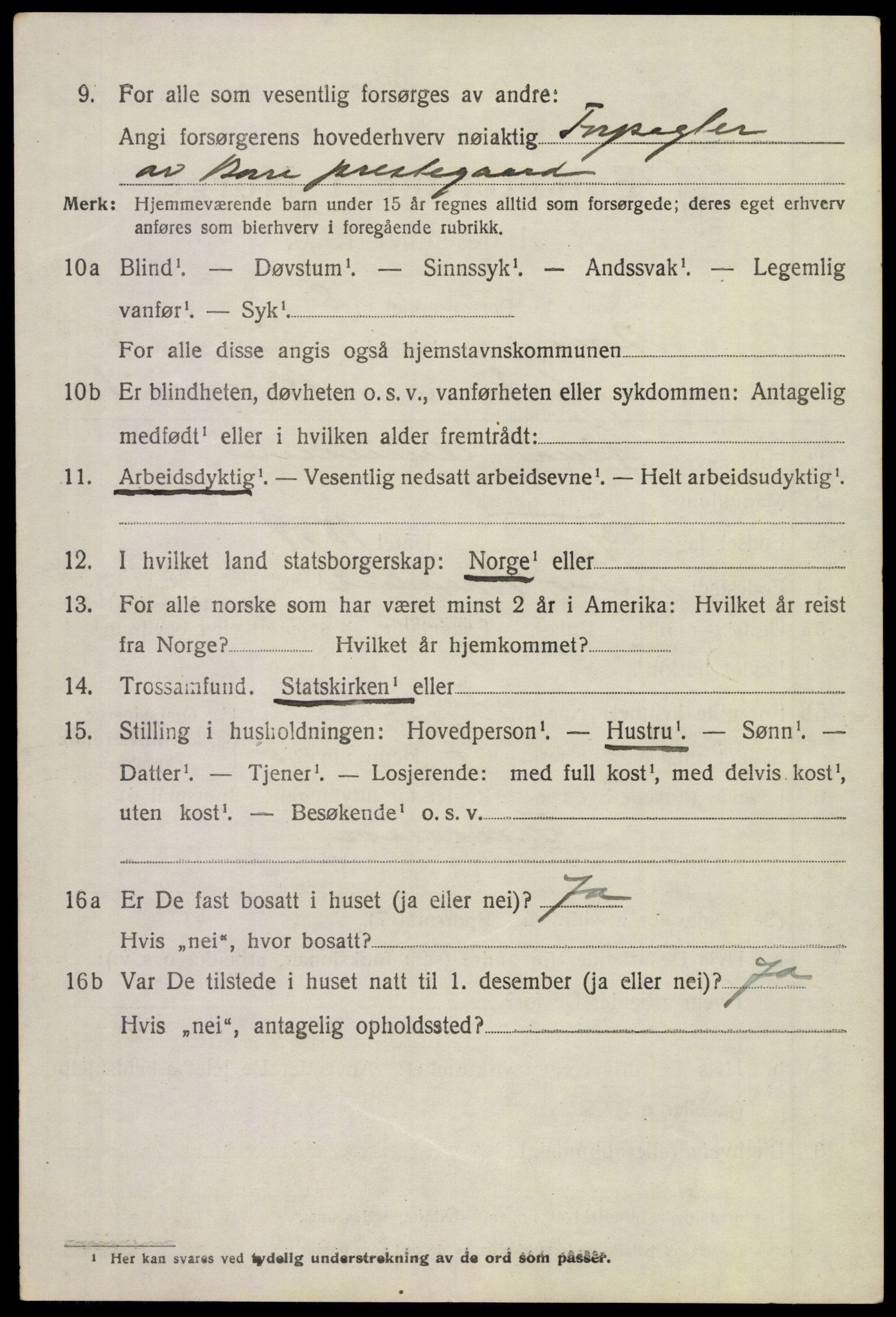 SAKO, 1920 census for Borre, 1920, p. 7149