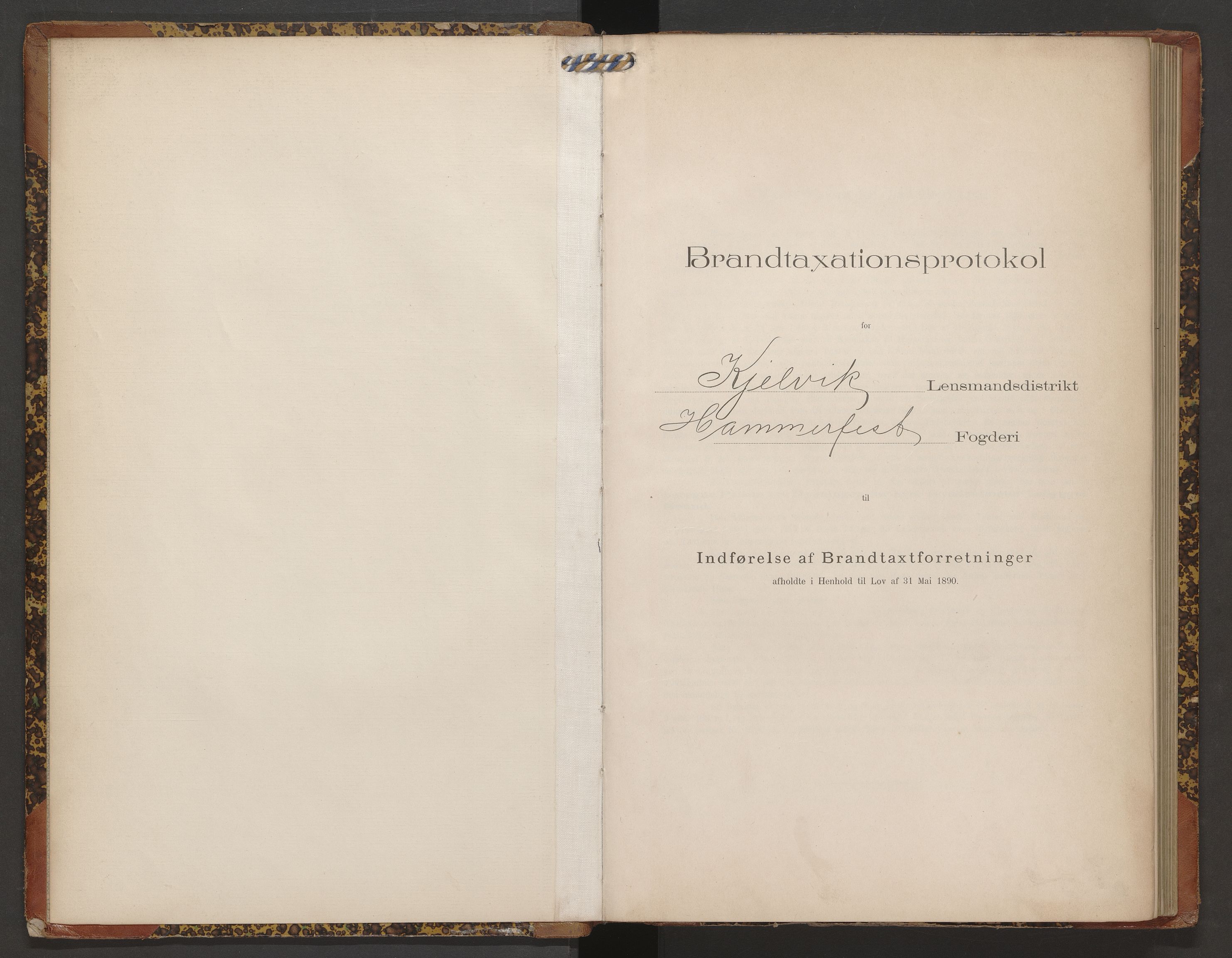 Nordkapp lensmannskontor, SATØ/SATO-103/1/Fm/L0003: Branntakstprotokoller, 1905-1911