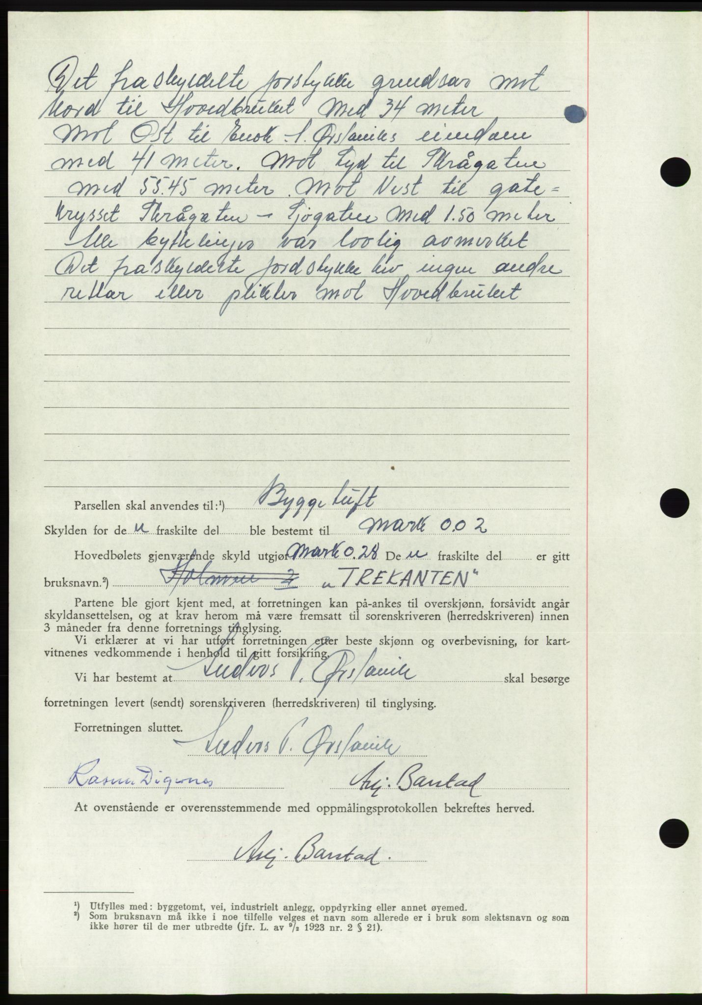 Søre Sunnmøre sorenskriveri, AV/SAT-A-4122/1/2/2C/L0083: Mortgage book no. 9A, 1948-1949, Diary no: : 1750/1948