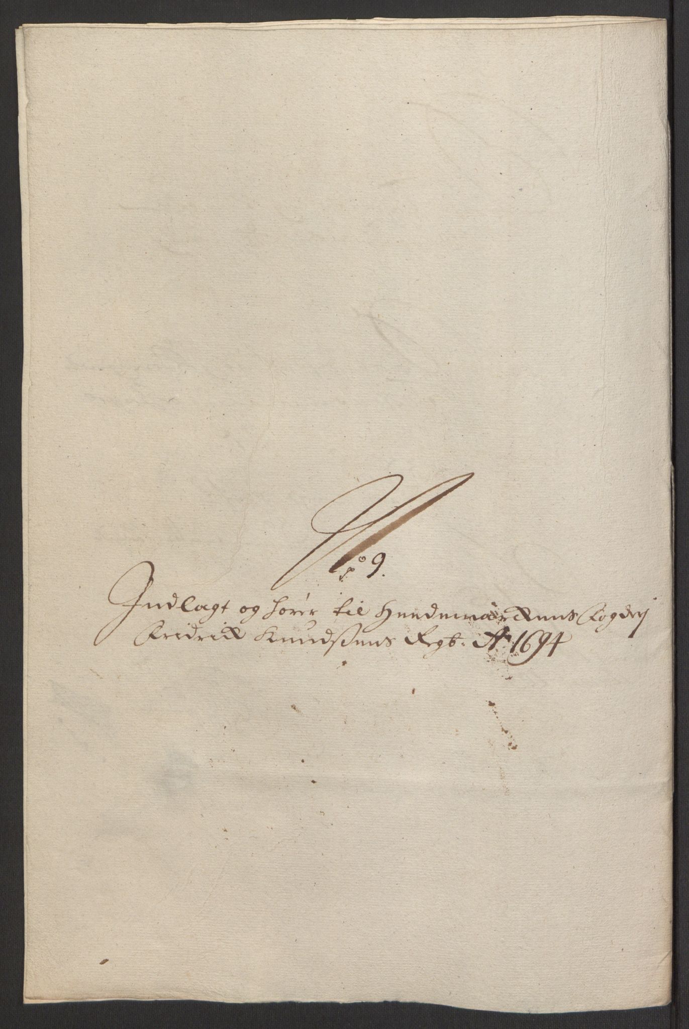 Rentekammeret inntil 1814, Reviderte regnskaper, Fogderegnskap, RA/EA-4092/R16/L1035: Fogderegnskap Hedmark, 1694, p. 195