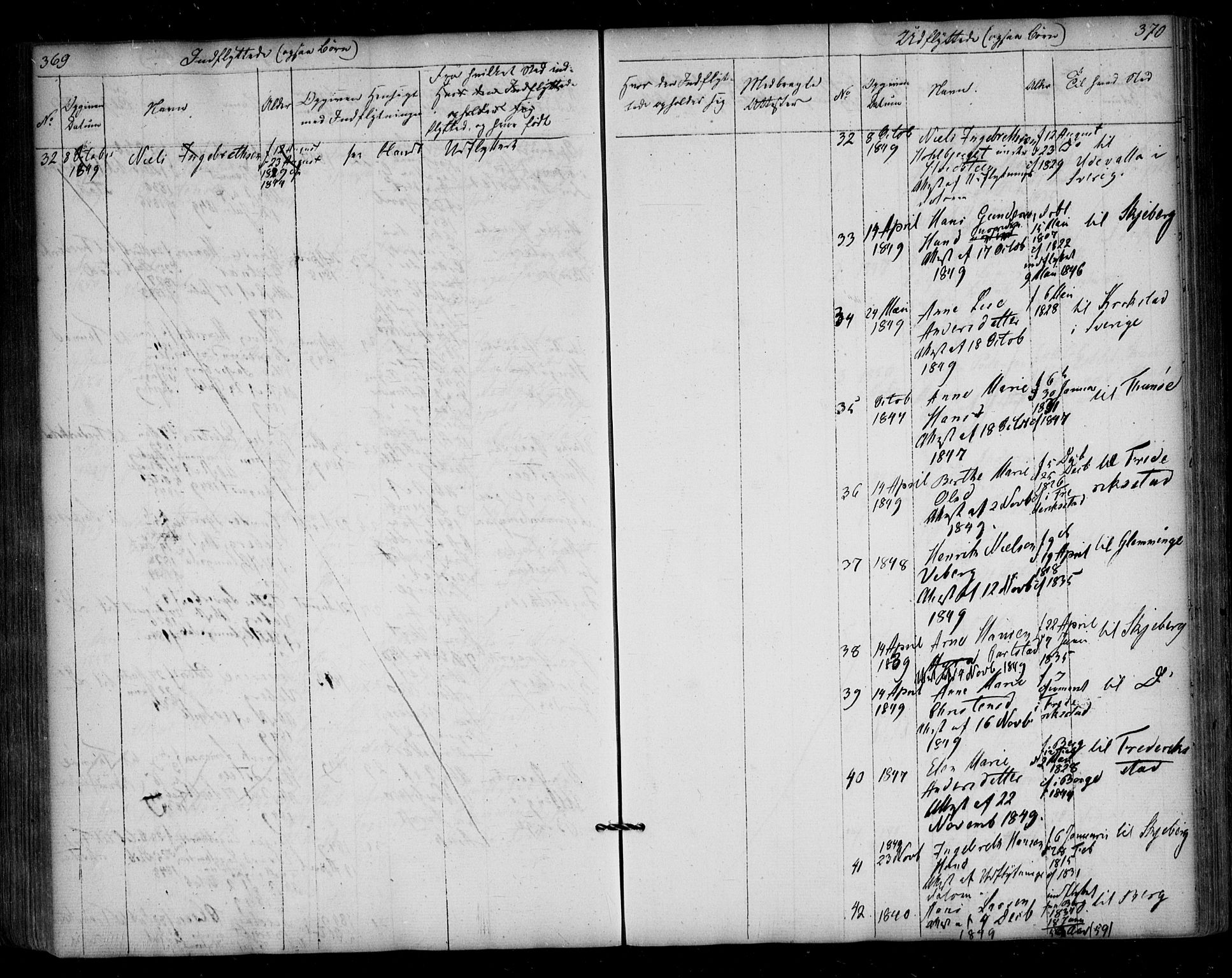 Borge prestekontor Kirkebøker, AV/SAO-A-10903/F/Fa/L0005: Parish register (official) no. I 5, 1848-1860, p. 369-370
