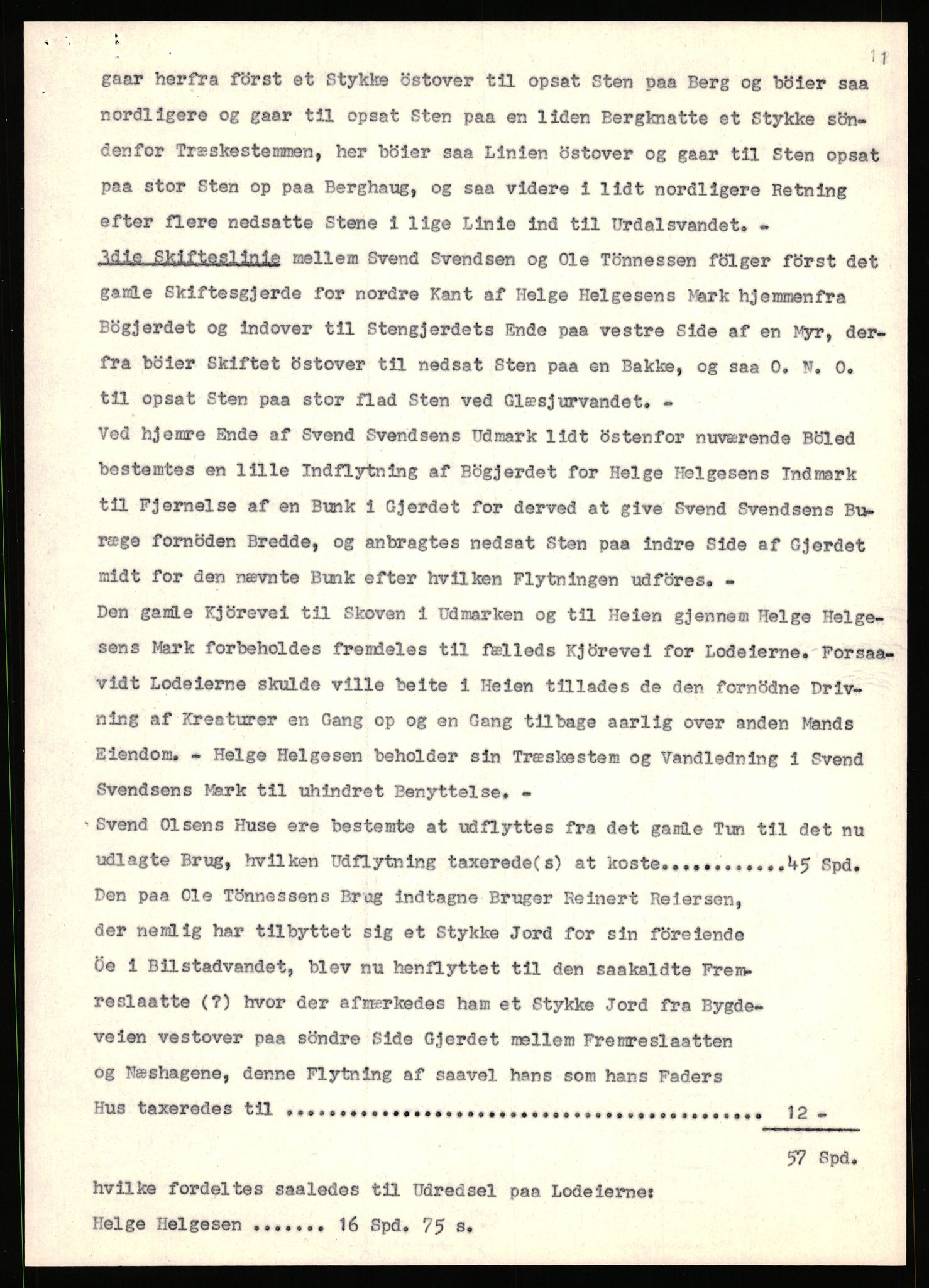 Statsarkivet i Stavanger, SAST/A-101971/03/Y/Yj/L0065: Avskrifter sortert etter gårdsnavn: Odland i Varhaug - Osnes, 1750-1930, p. 242