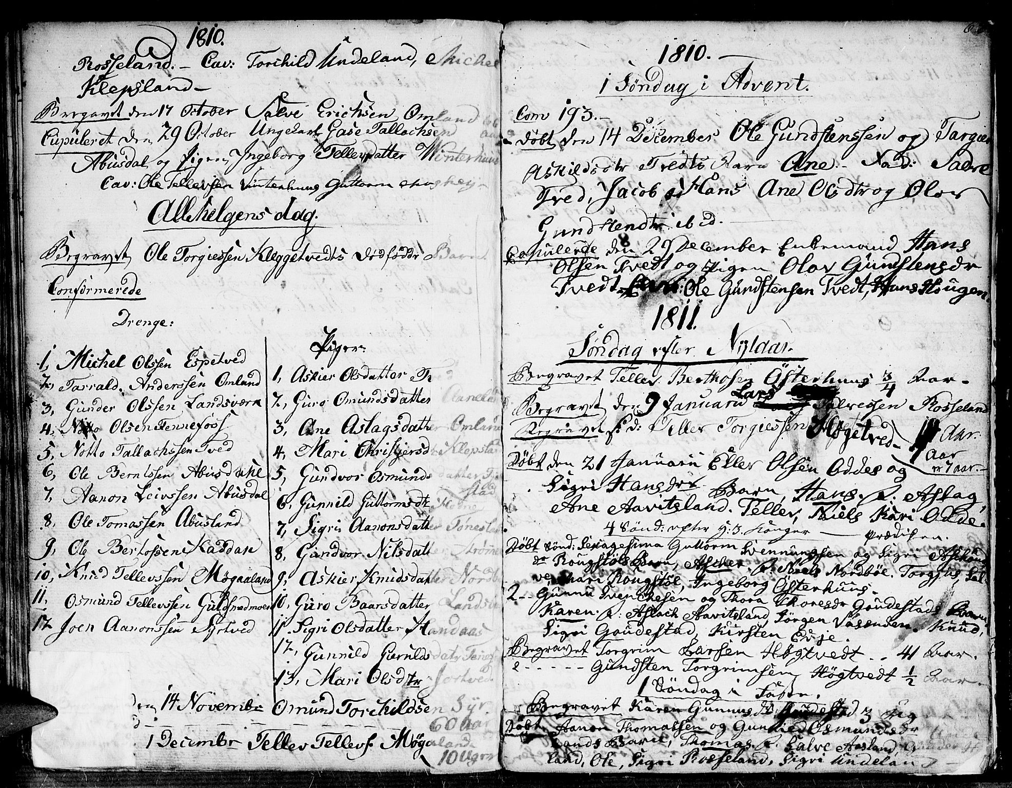 Evje sokneprestkontor, SAK/1111-0008/F/Fa/Faa/L0003: Parish register (official) no. A 3, 1787-1816, p. 62