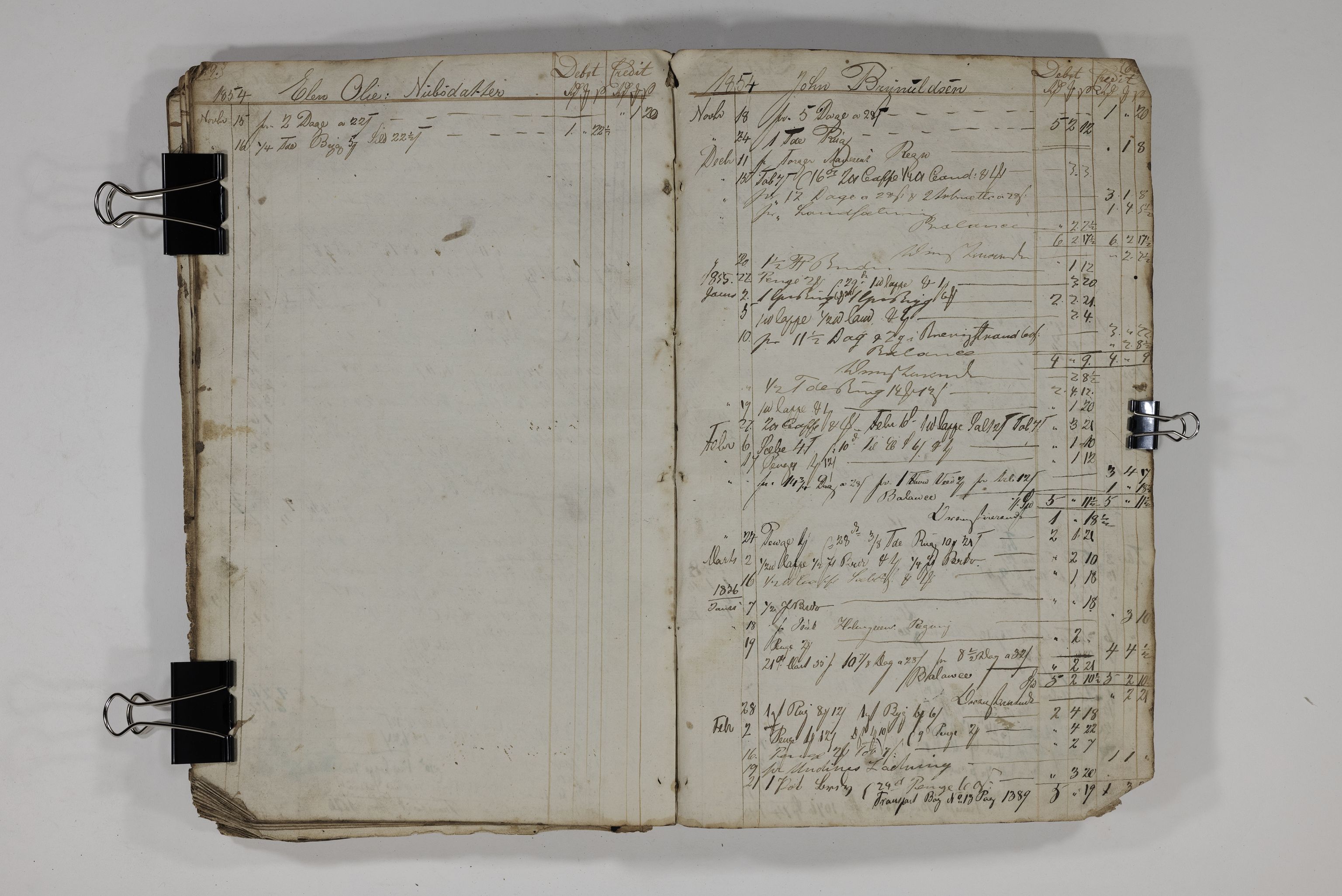 Blehr/ Kjellestad, TEMU/TGM-A-1212/R/Rl/L0012: Klad, 1853-1854, p. 106