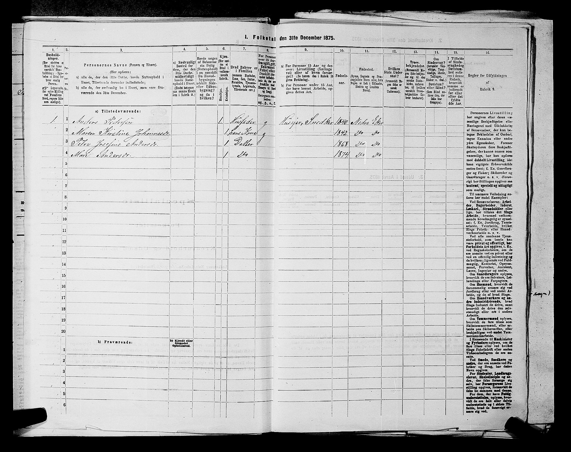 SAKO, 1875 census for 0624P Eiker, 1875, p. 3774