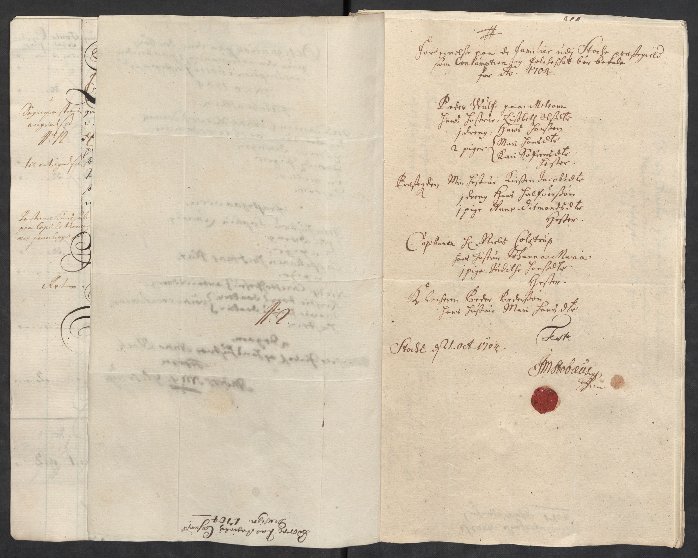 Rentekammeret inntil 1814, Reviderte regnskaper, Fogderegnskap, RA/EA-4092/R32/L1871: Fogderegnskap Jarlsberg grevskap, 1703-1705, p. 270