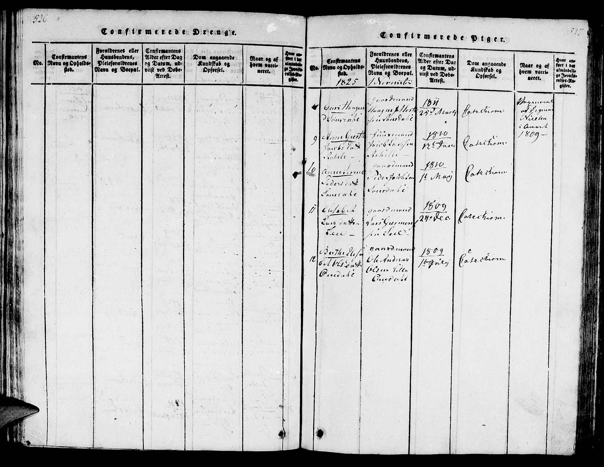 Sokndal sokneprestkontor, AV/SAST-A-101808: Parish register (official) no. A 6, 1815-1826, p. 526-527