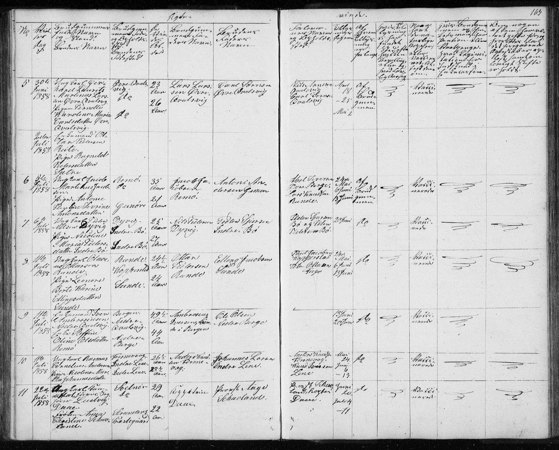 Ministerialprotokoller, klokkerbøker og fødselsregistre - Møre og Romsdal, AV/SAT-A-1454/507/L0079: Parish register (copy) no. 507C02, 1854-1877, p. 163