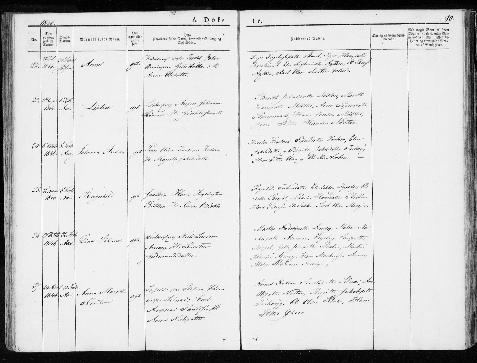 Ministerialprotokoller, klokkerbøker og fødselsregistre - Sør-Trøndelag, SAT/A-1456/655/L0676: Parish register (official) no. 655A05, 1830-1847, p. 90