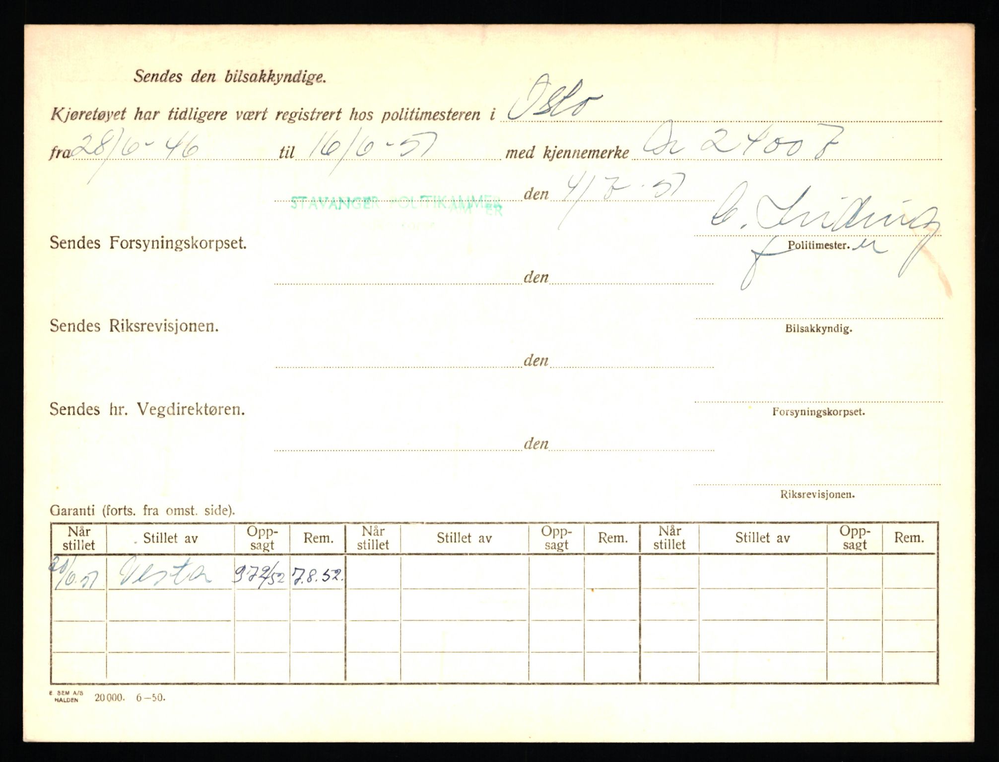 Stavanger trafikkstasjon, AV/SAST-A-101942/0/F/L0006: L-1700 - L-2149, 1930-1971, p. 1582