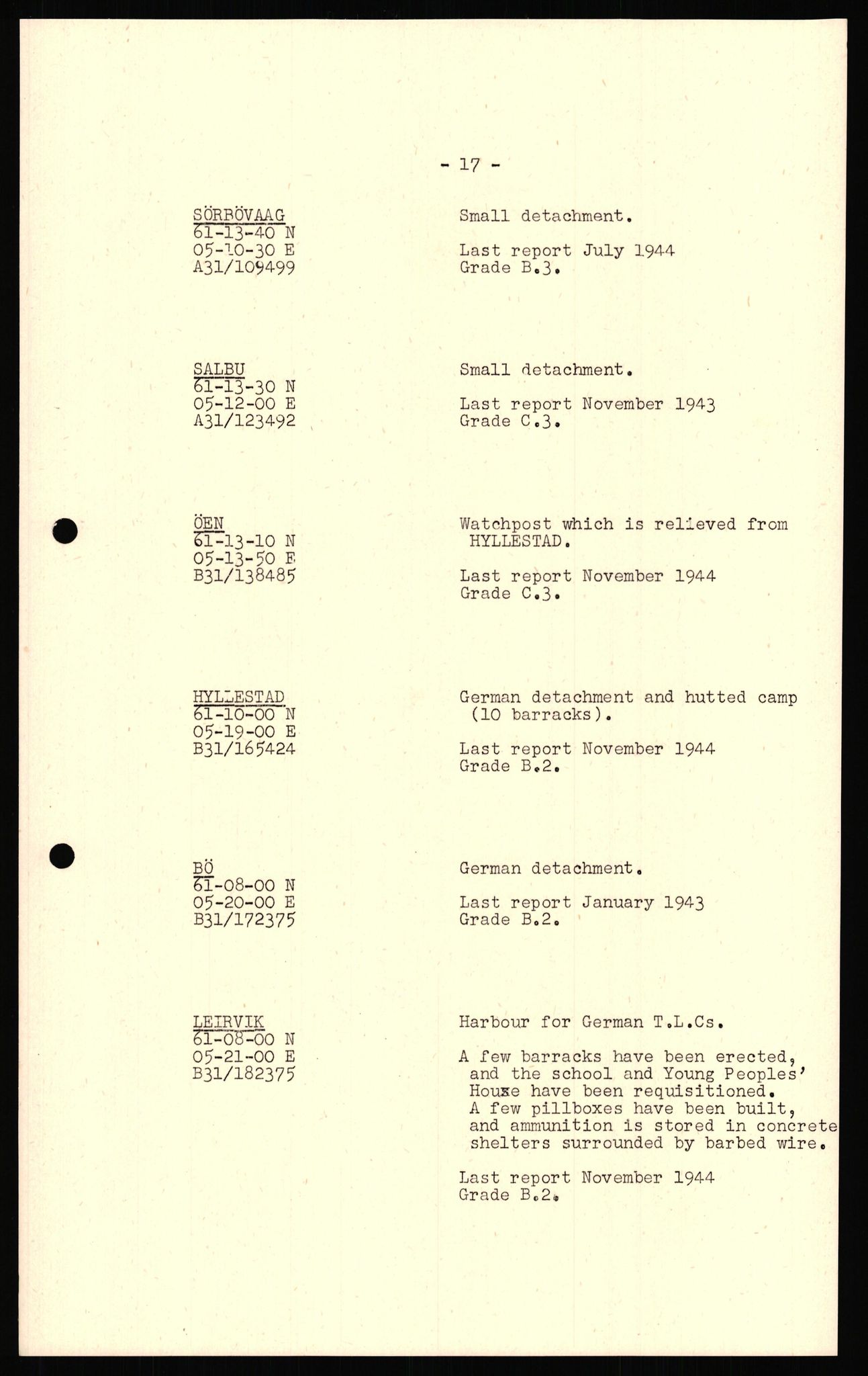 Forsvaret, Forsvarets overkommando II, AV/RA-RAFA-3915/D/Dd/L0017: Sogn og Fjordane / Hordaland, 1943-1945, p. 31