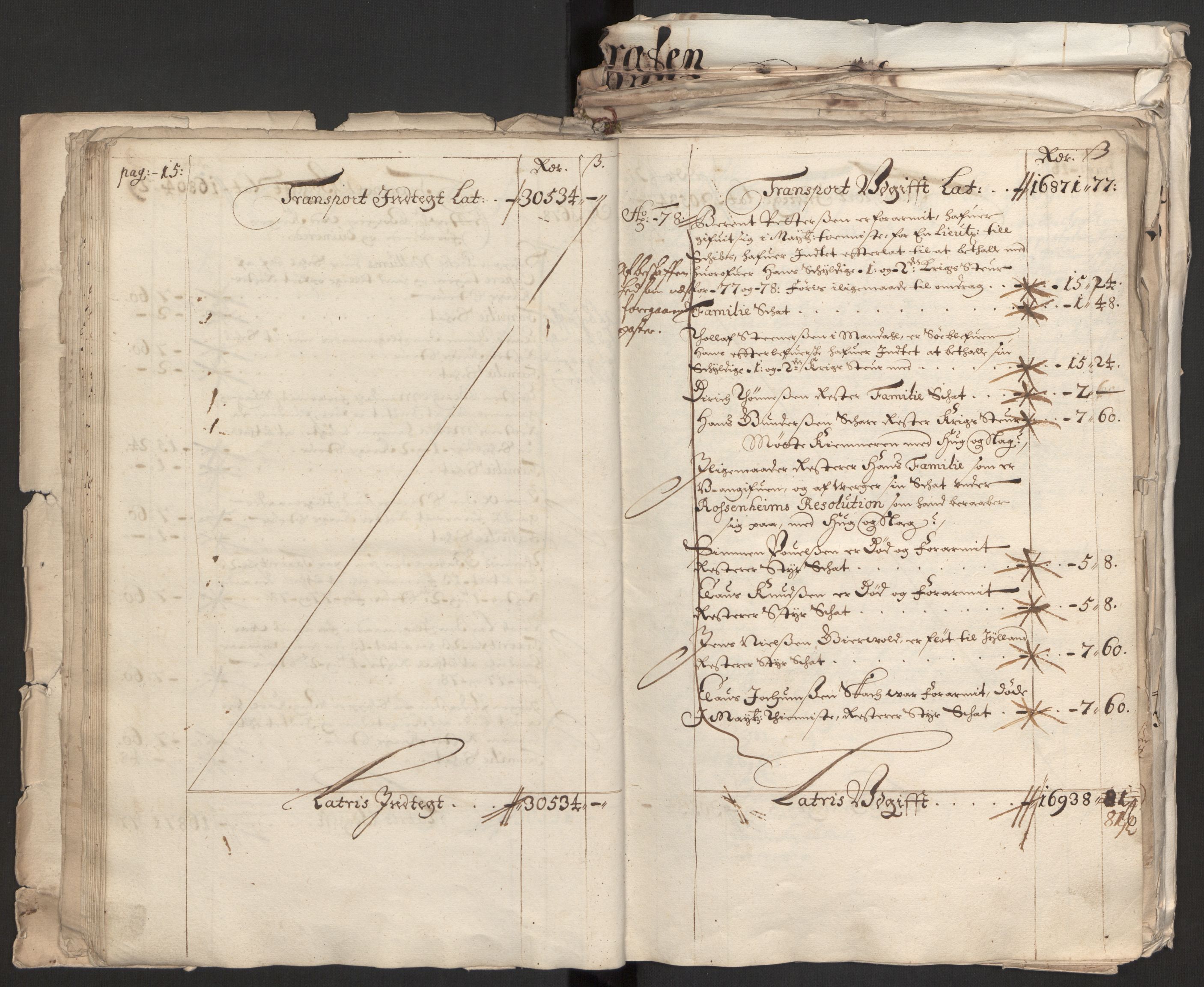 Rentekammeret inntil 1814, Reviderte regnskaper, Byregnskaper, AV/RA-EA-4066/R/Rm/L0258: [M1] Kontribusjonsregnskap, 1664-1700, p. 27