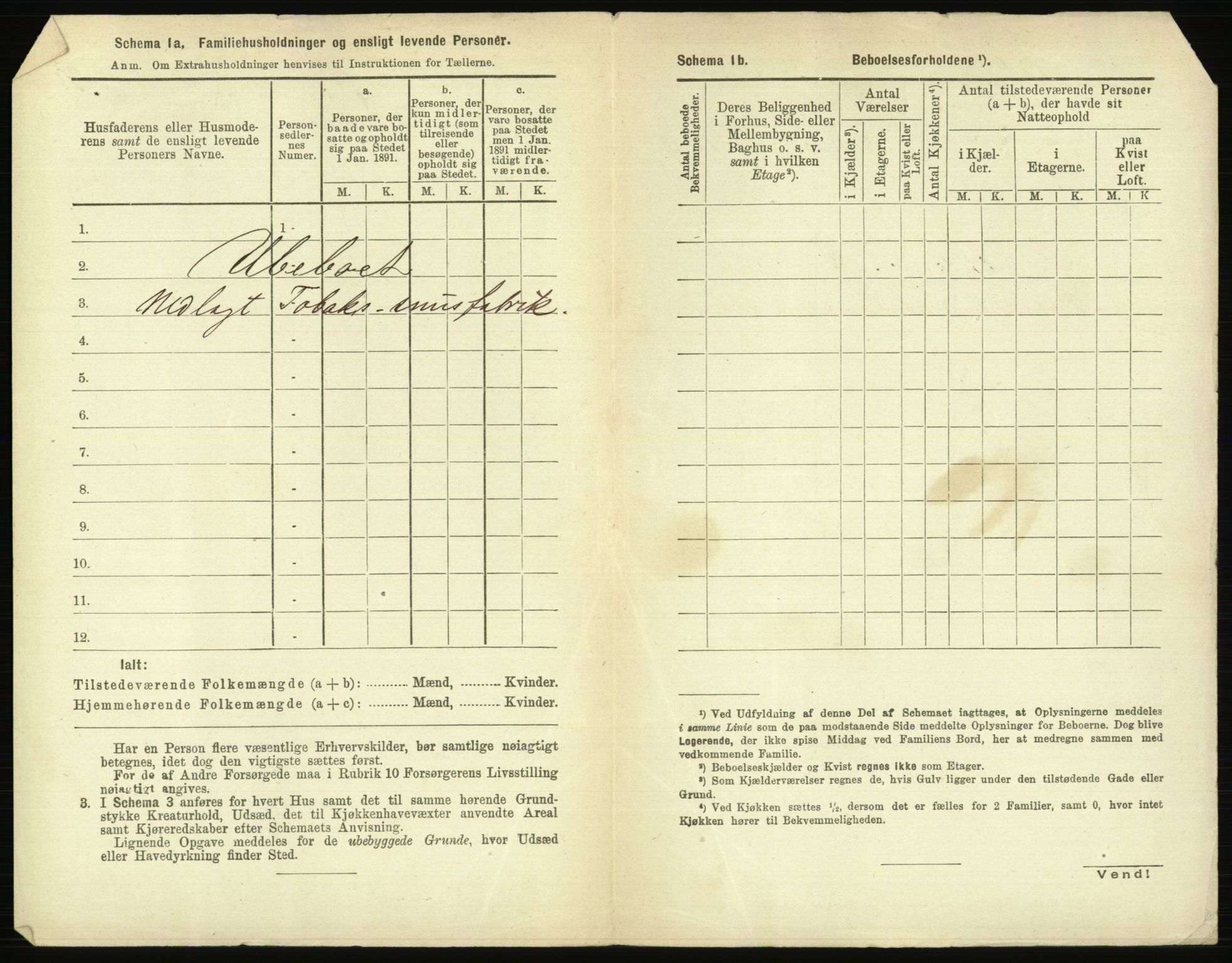 RA, 1891 census for 0104 Moss, 1891, p. 749