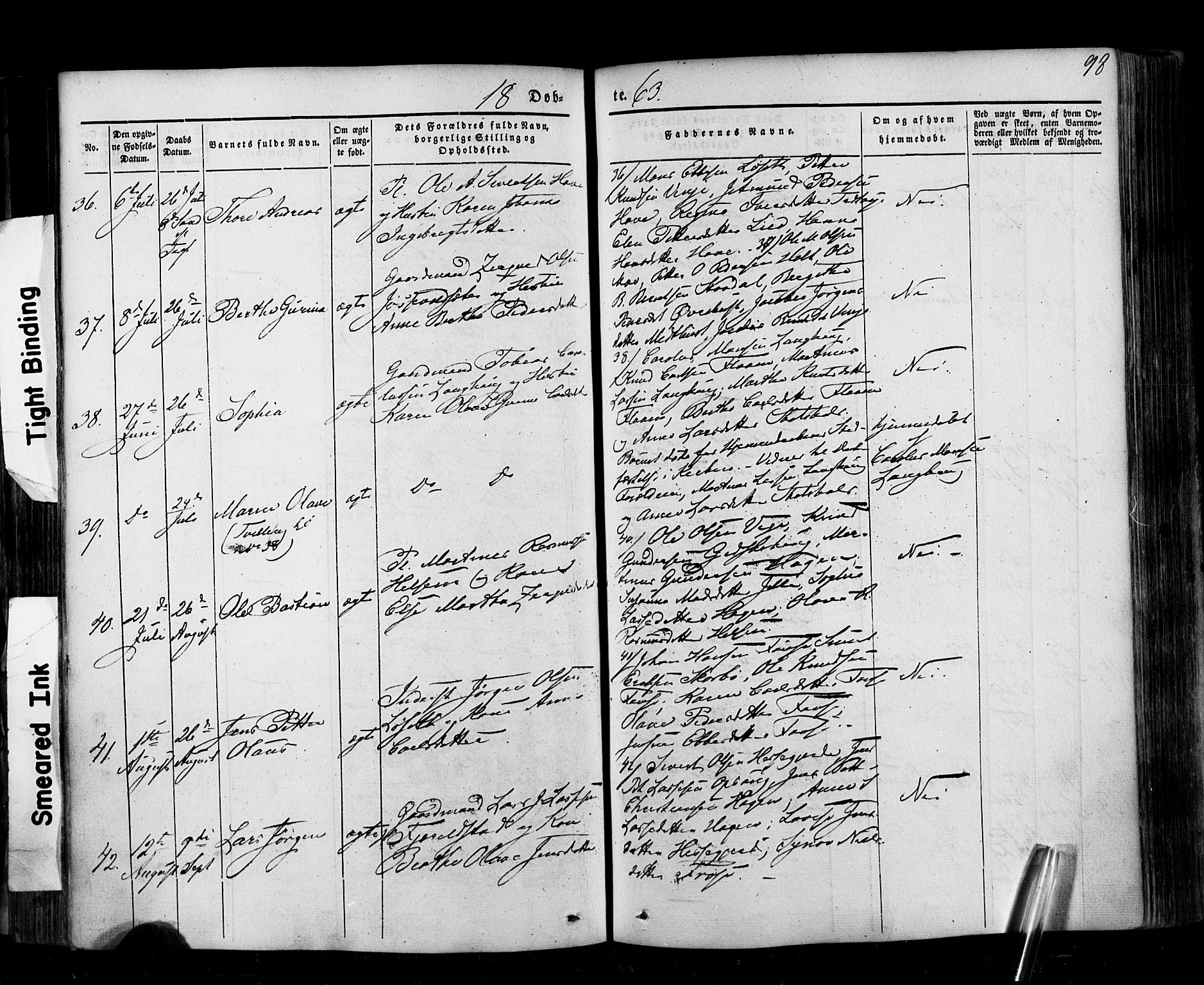 Ministerialprotokoller, klokkerbøker og fødselsregistre - Møre og Romsdal, AV/SAT-A-1454/520/L0275: Parish register (official) no. 520A05, 1844-1881, p. 98