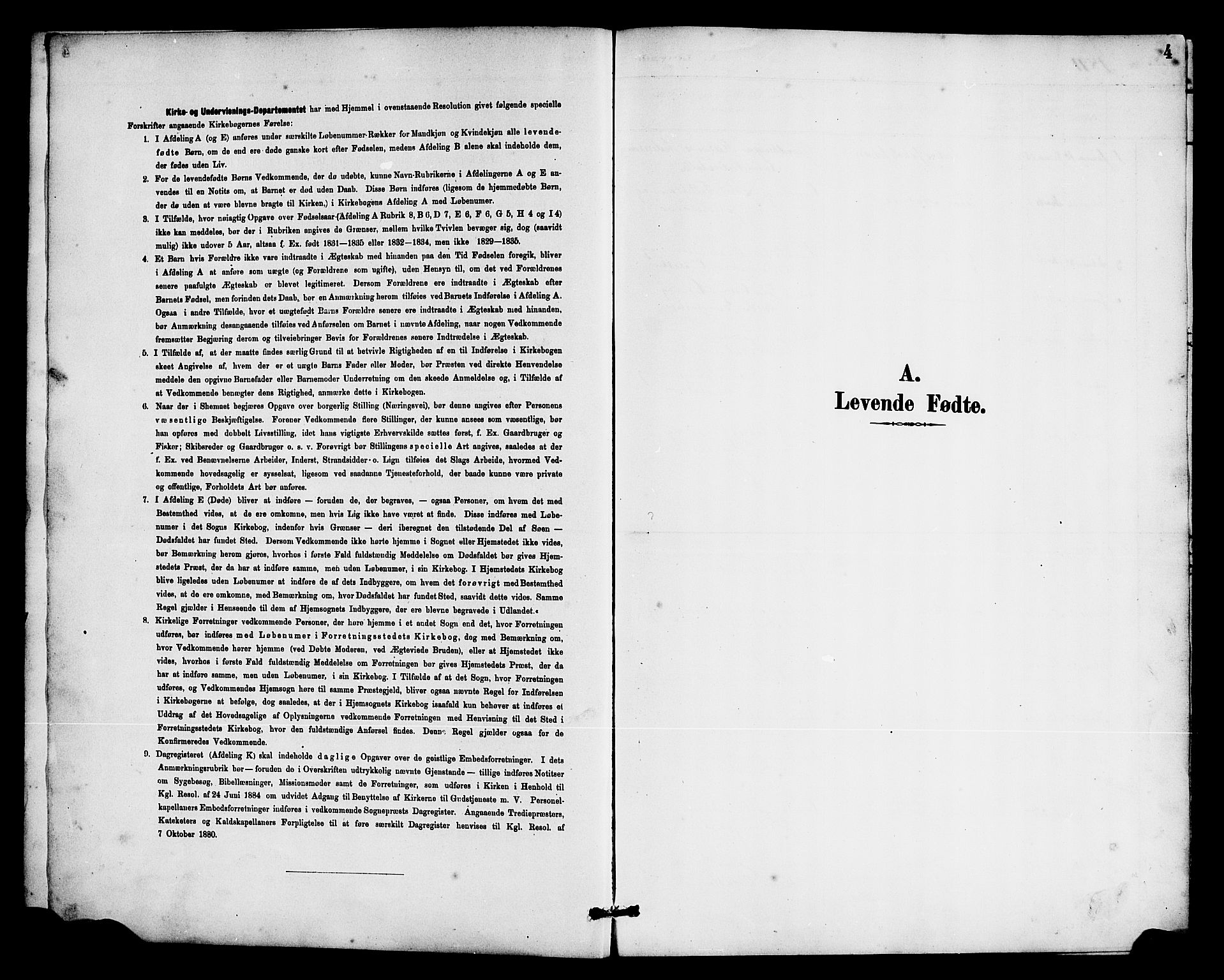 Gloppen sokneprestembete, SAB/A-80101/H/Hab/Habe/L0001: Parish register (copy) no. E 1, 1891-1917, p. 4