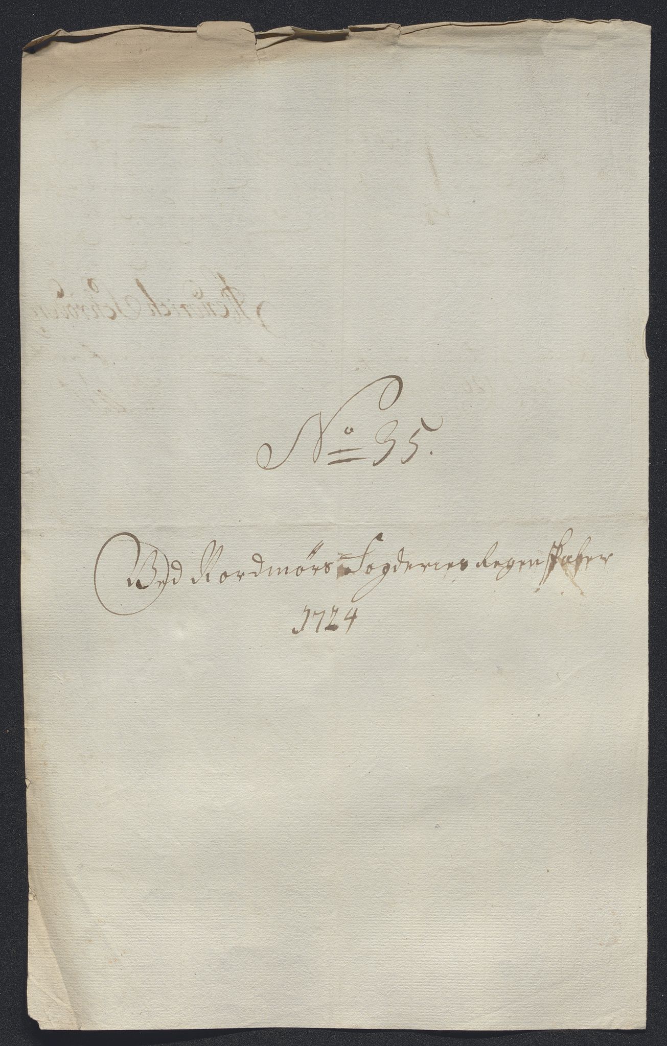 Rentekammeret inntil 1814, Reviderte regnskaper, Fogderegnskap, RA/EA-4092/R56/L3757: Fogderegnskap Nordmøre, 1724, p. 254