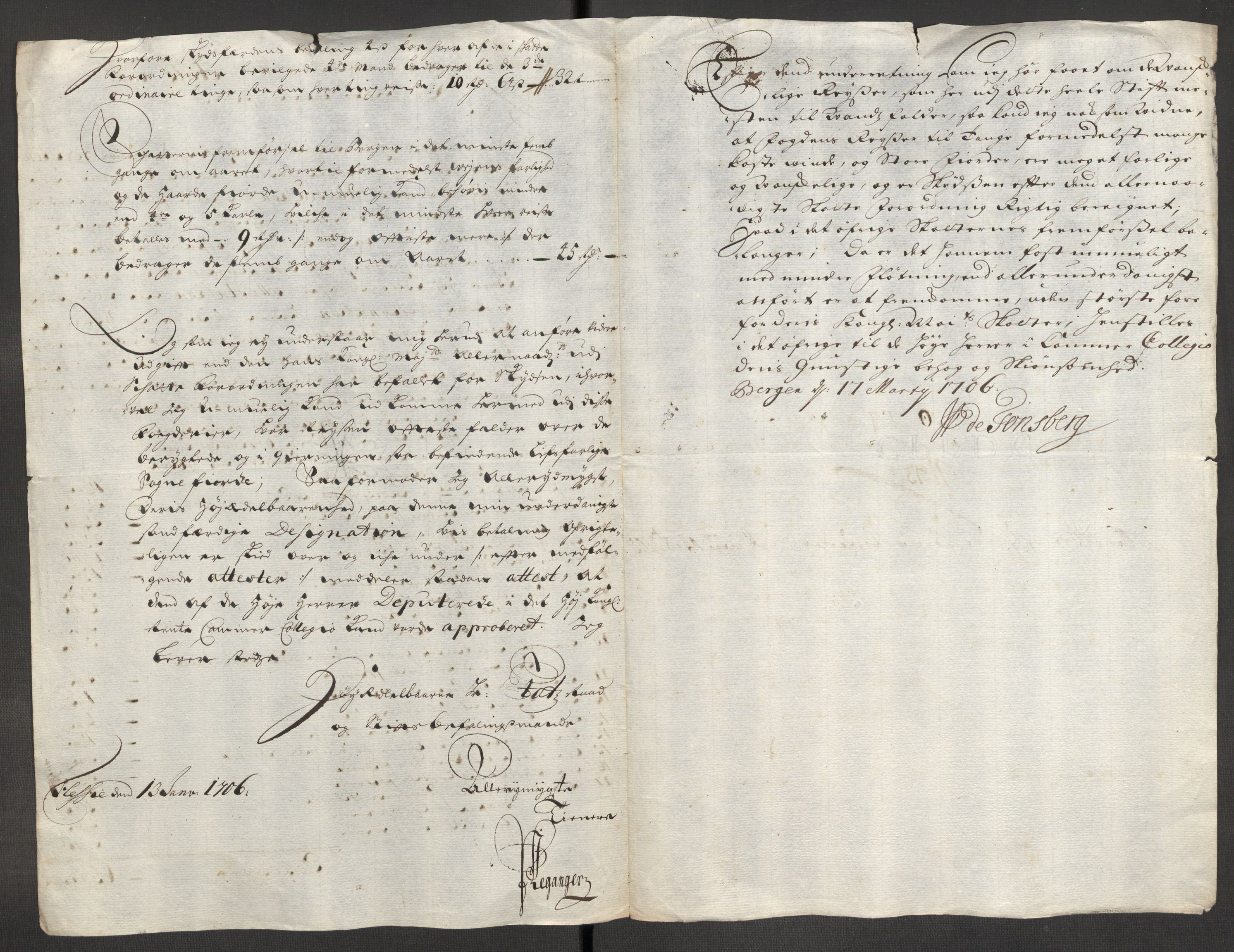 Rentekammeret inntil 1814, Reviderte regnskaper, Fogderegnskap, AV/RA-EA-4092/R52/L3314: Fogderegnskap Sogn, 1705-1707, p. 177