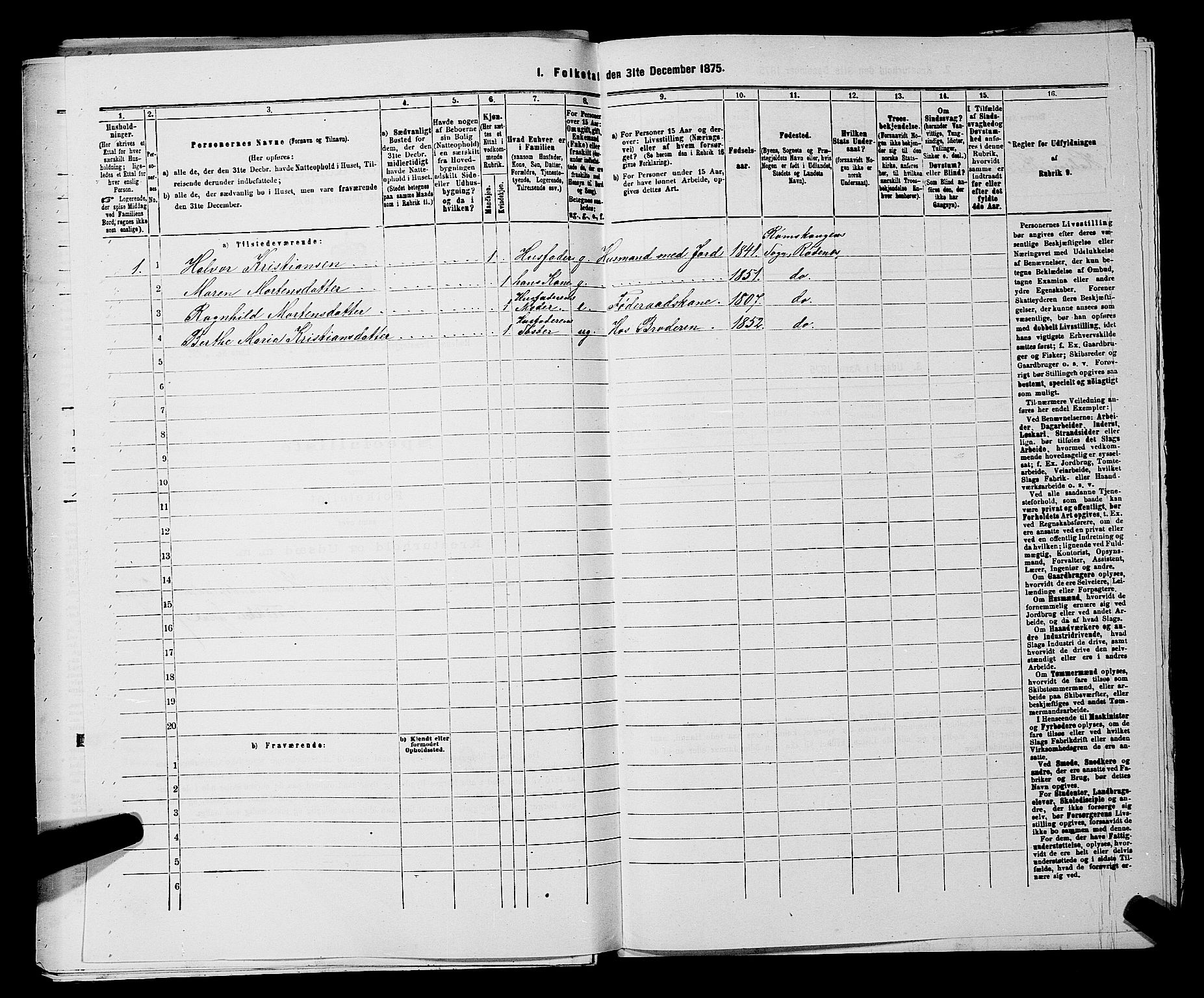 RA, 1875 census for 0120P Rødenes, 1875, p. 781