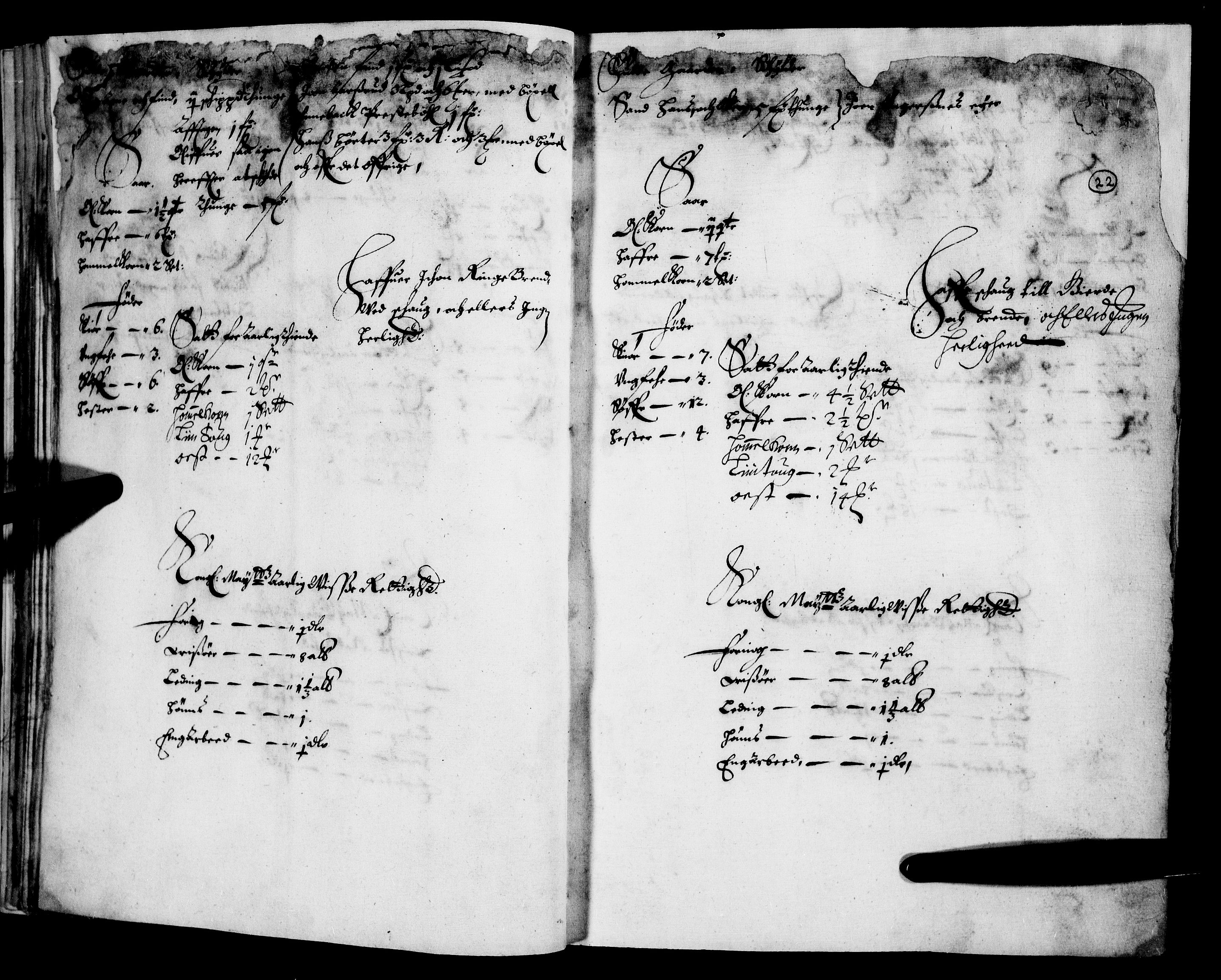 Rentekammeret inntil 1814, Realistisk ordnet avdeling, AV/RA-EA-4070/N/Nb/Nba/L0007: Nedre Romerike fogderi, 1. del, 1666, p. 21b-22a