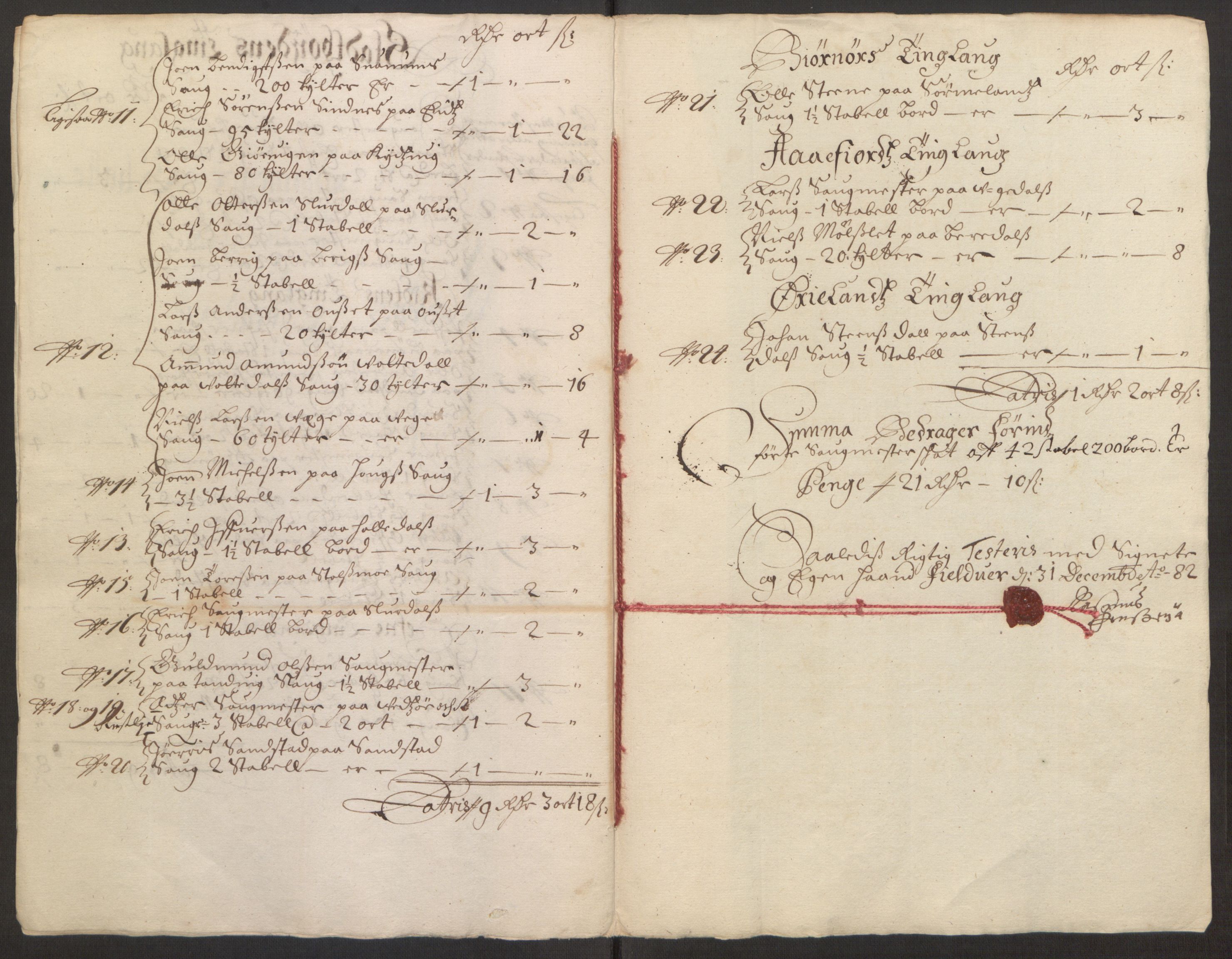 Rentekammeret inntil 1814, Reviderte regnskaper, Stiftamtstueregnskaper, Trondheim stiftamt og Nordland amt, RA/EA-6044/R/Rg/L0067: Trondheim stiftamt og Nordland amt, 1682