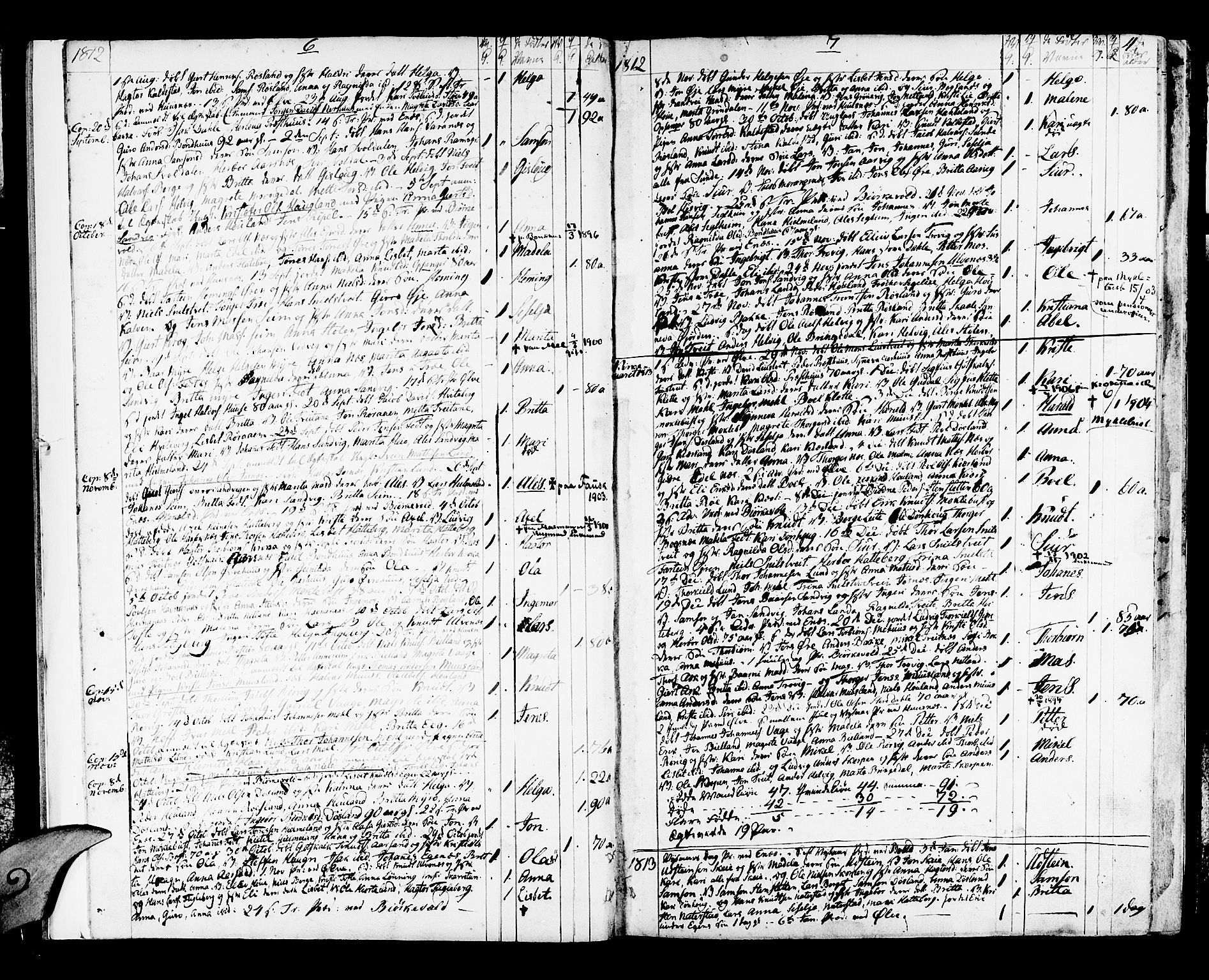 Kvinnherad sokneprestembete, SAB/A-76401/H/Haa: Parish register (official) no. A 5, 1811-1835, p. 4
