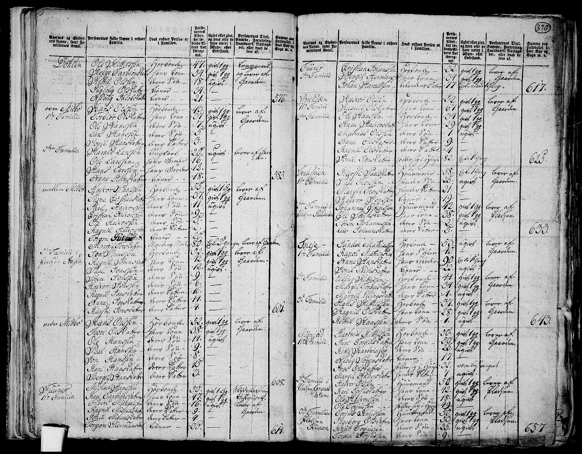 RA, 1801 census for 0827P Hjartdal, 1801, p. 369b-370a