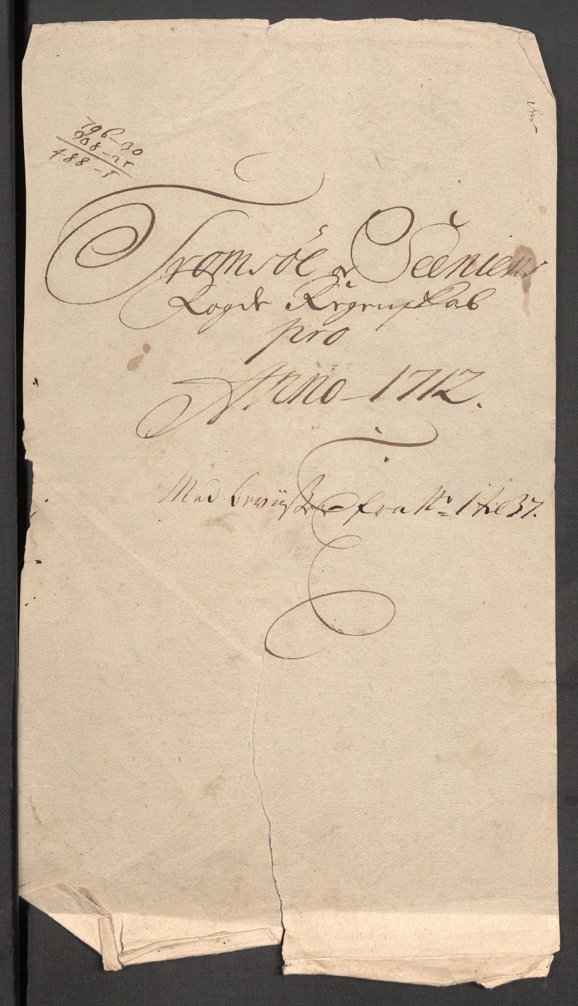 Rentekammeret inntil 1814, Reviderte regnskaper, Fogderegnskap, AV/RA-EA-4092/R68/L4758: Fogderegnskap Senja og Troms, 1711-1712, p. 299